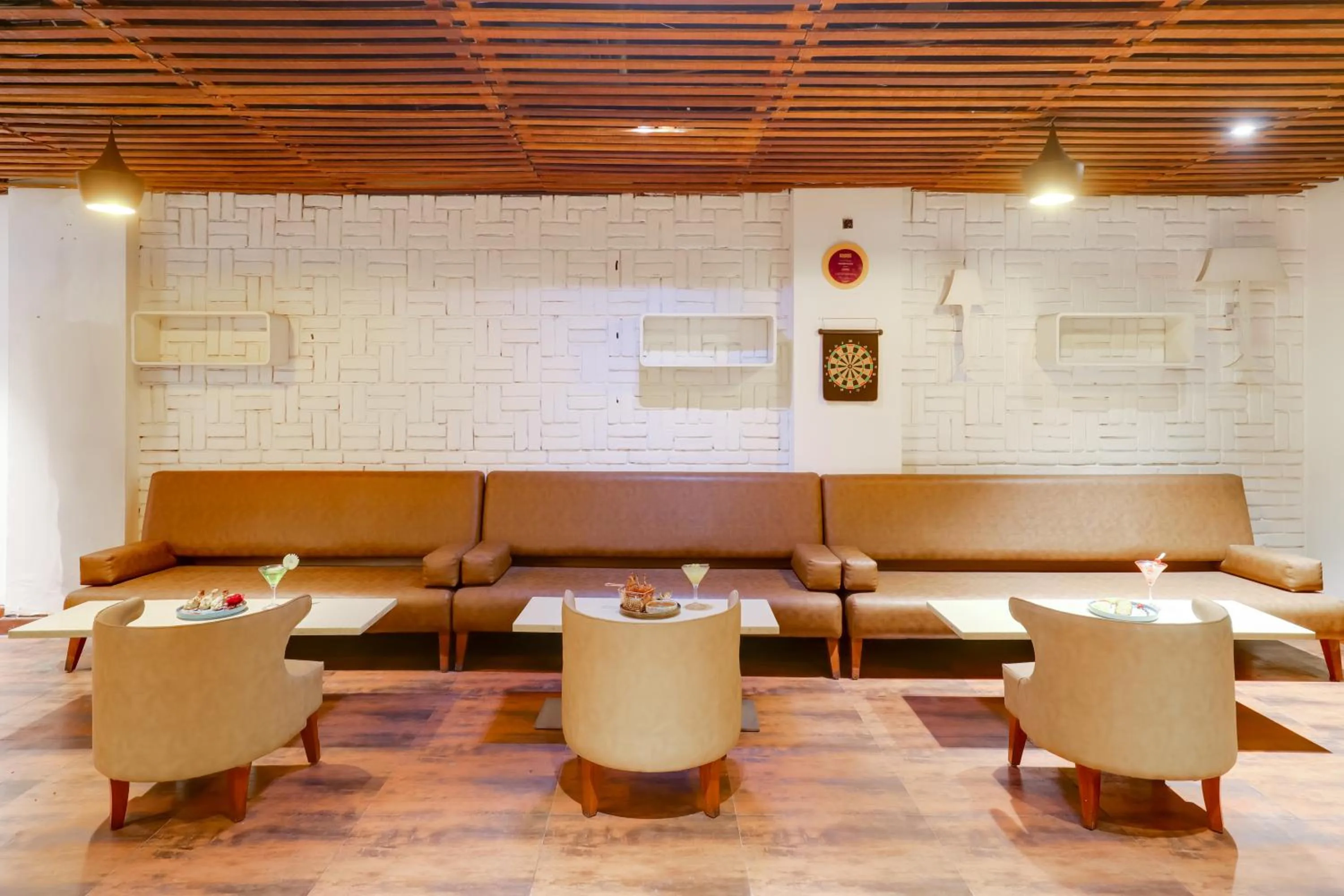 Dining area in Lemon Tree Premier 1, Gurugram