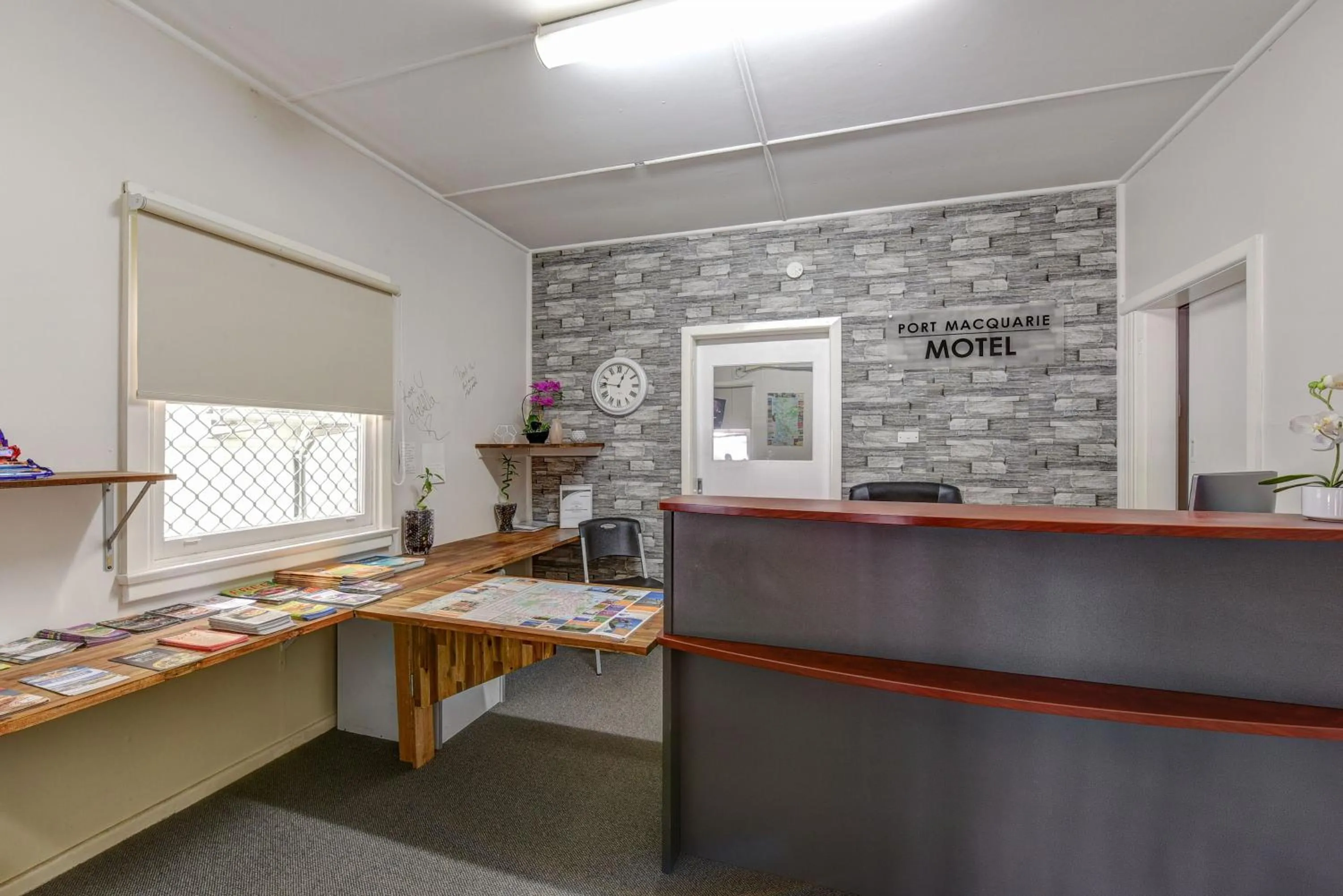 Lobby or reception in Port Macquarie Motel