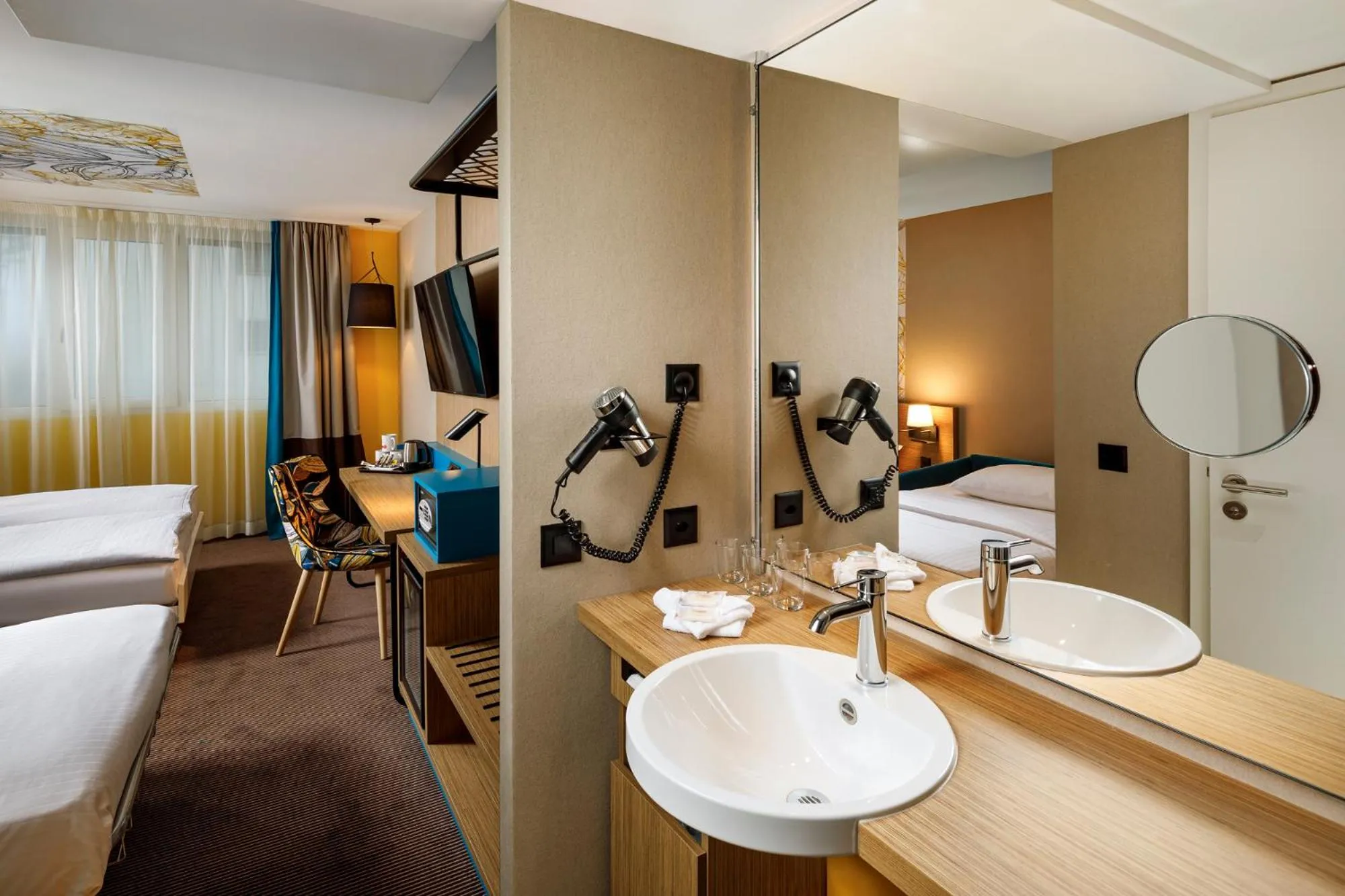 Bedroom, Bed in Swiss Chocolate by Fassbind Lausanne