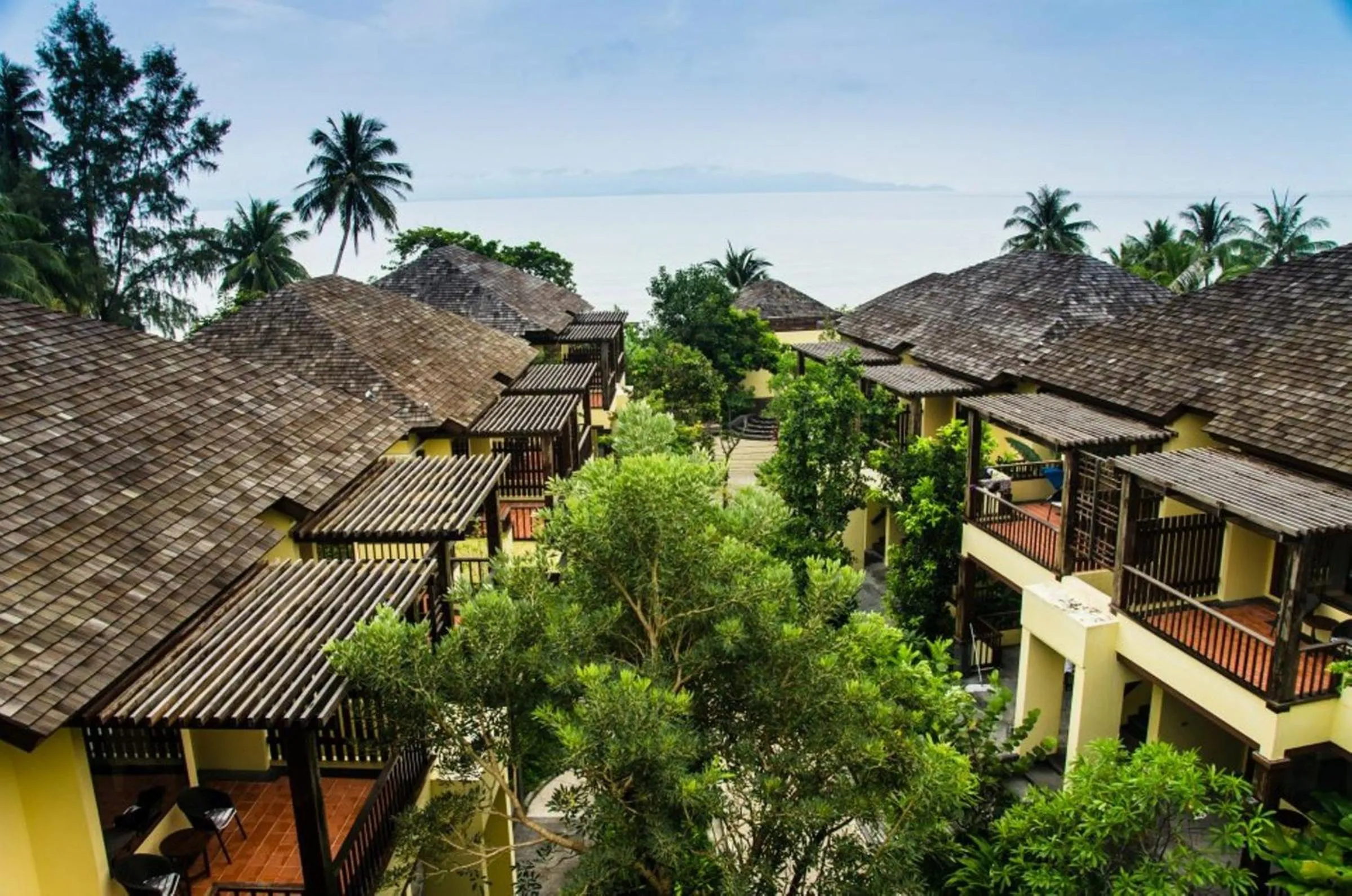Bird's eye view in Chantaramas Beach Resort Koh Phangan