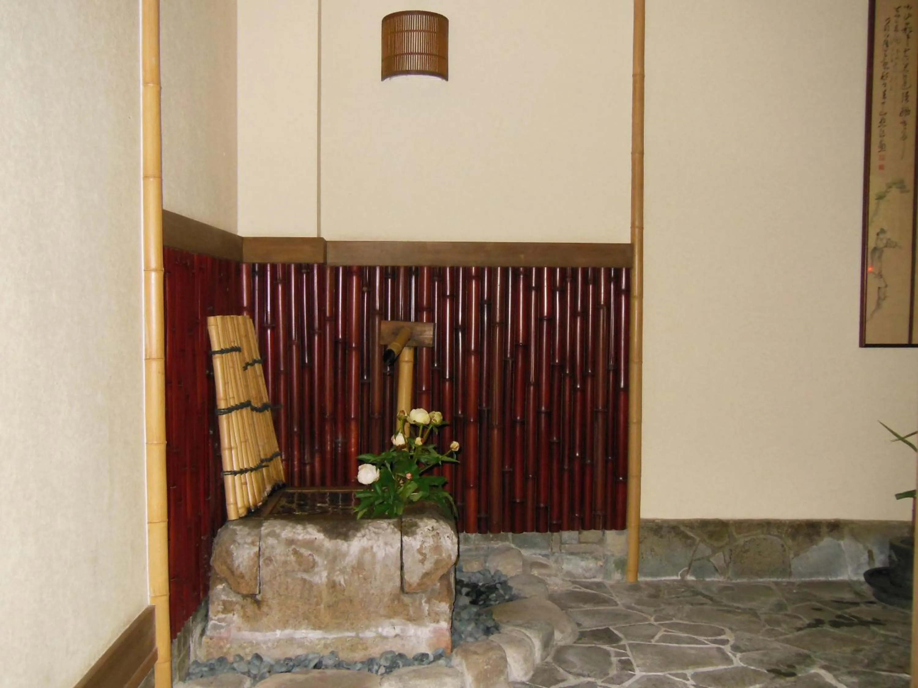 Decorative detail in Tsutaya Ryokan