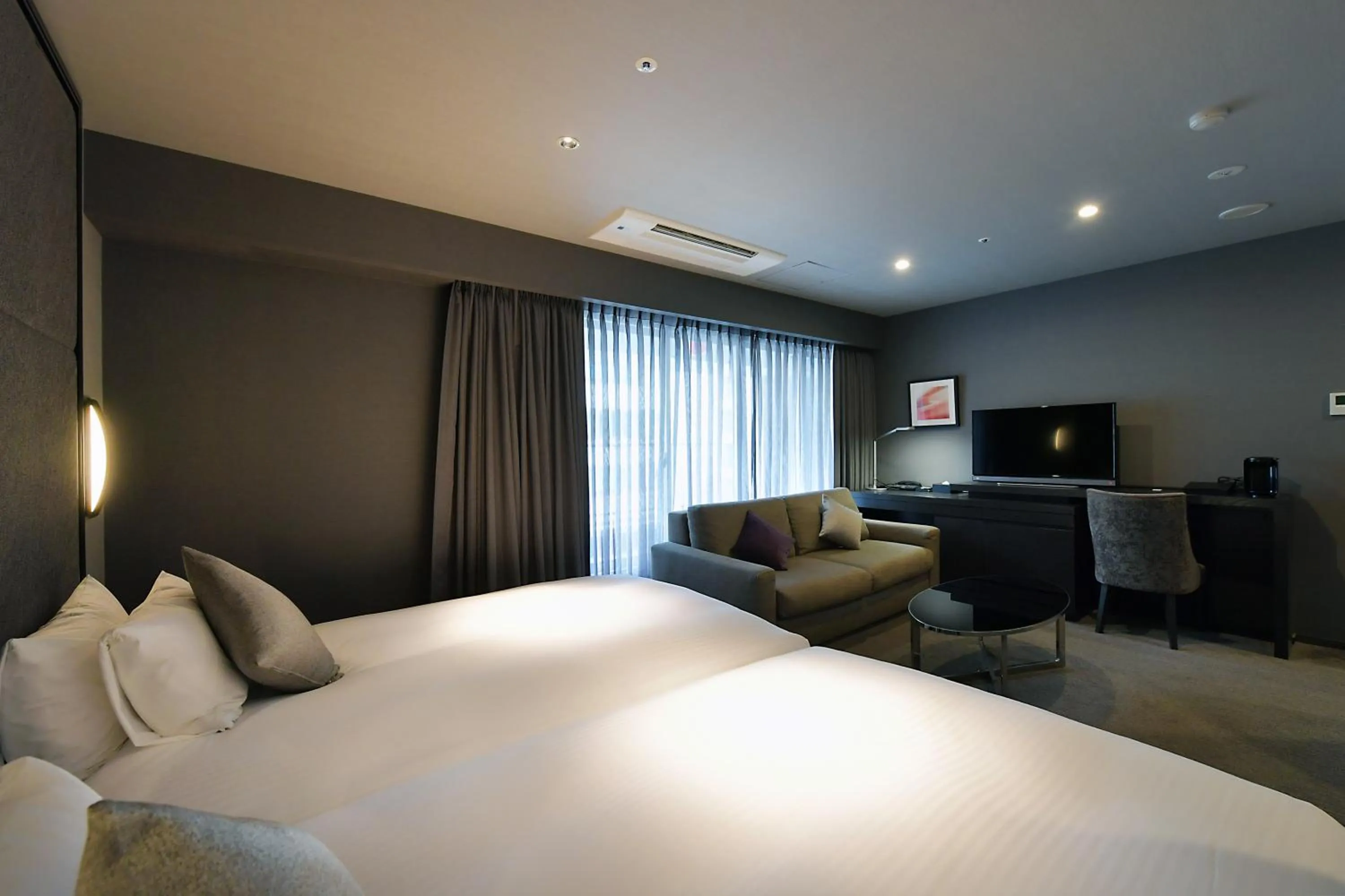 Photo of the whole room, Bed in Hotel Trusty Nagoya Shirakawa