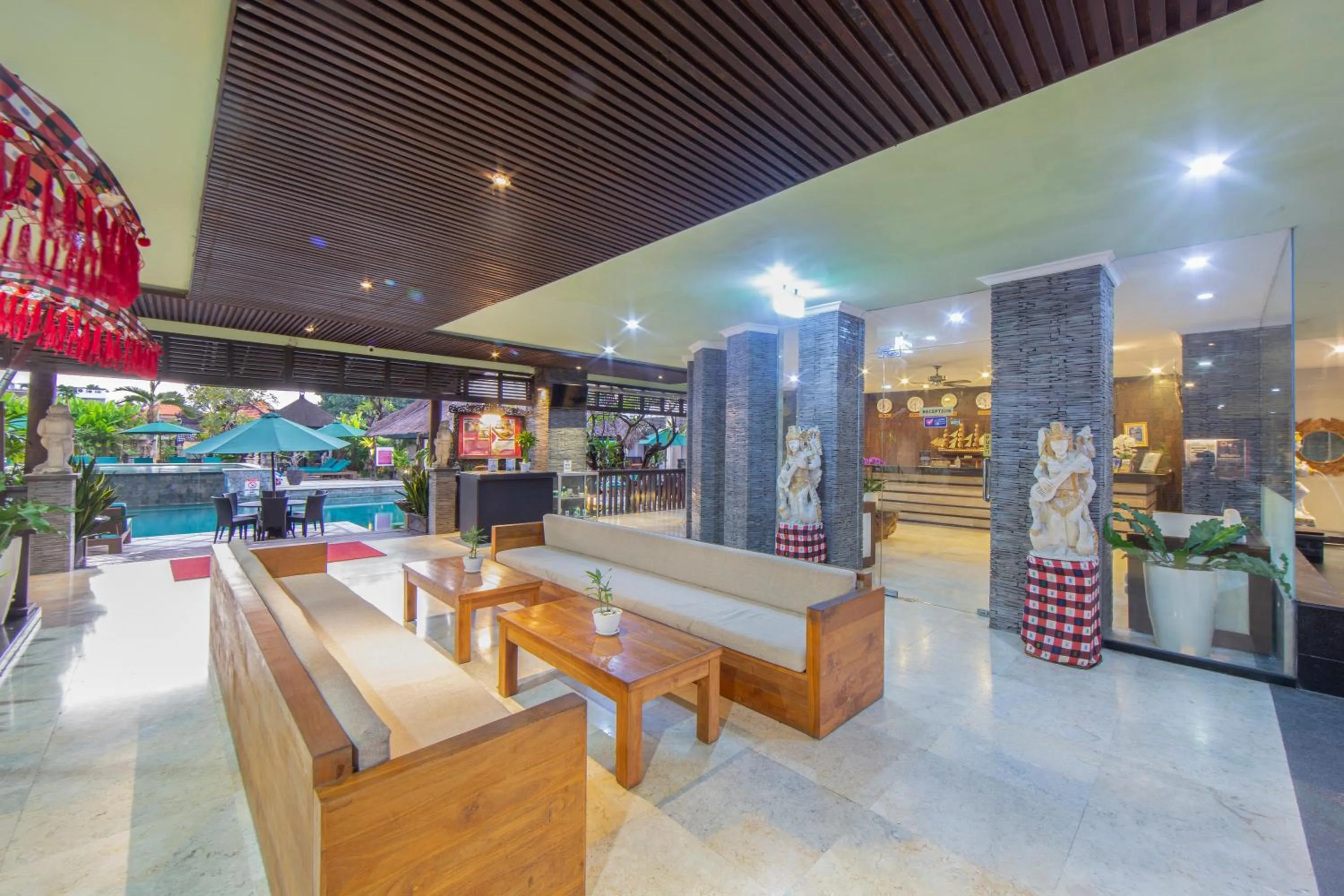 Lobby or reception in The Lokha Legian Resort & Spa