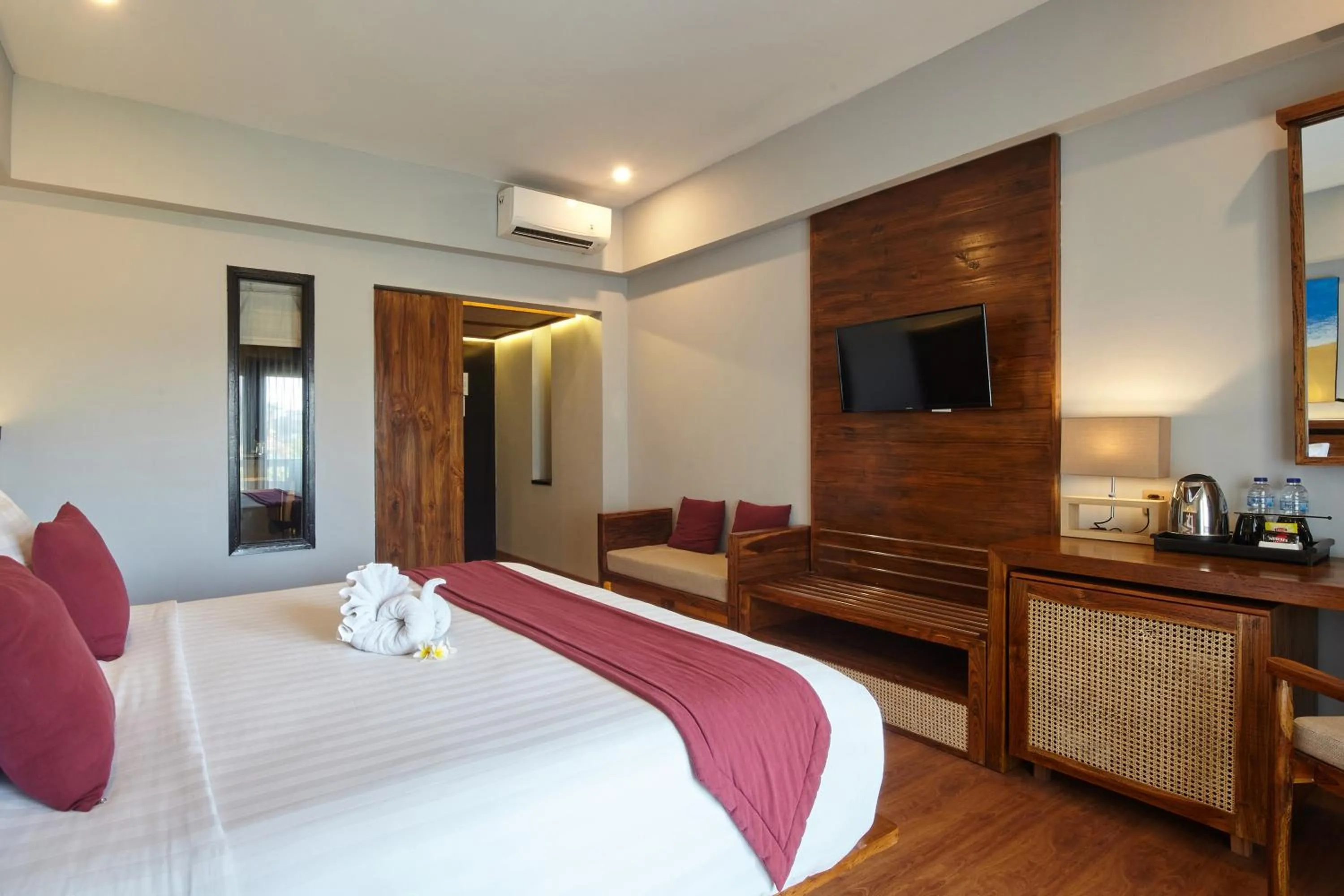 Bedroom, Bed in The Lokha Legian Resort & Spa