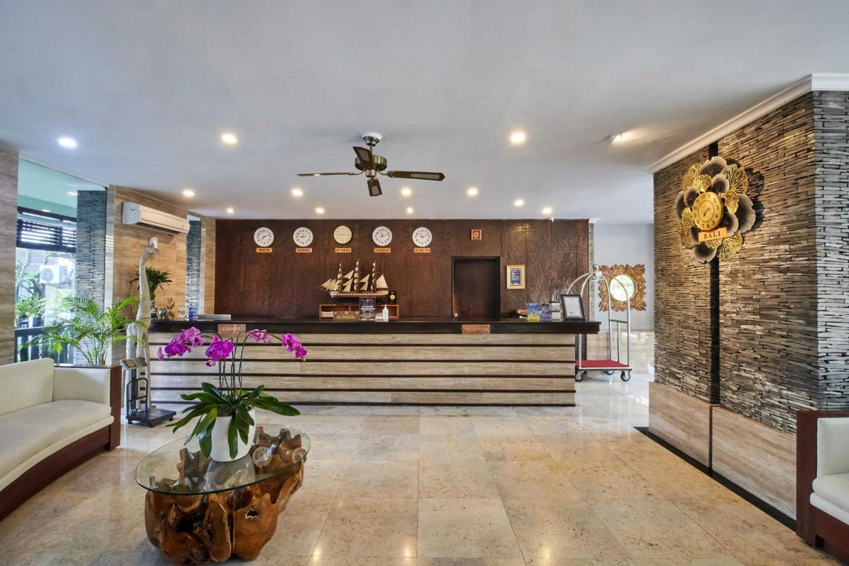 Lobby or reception in The Lokha Legian Resort & Spa