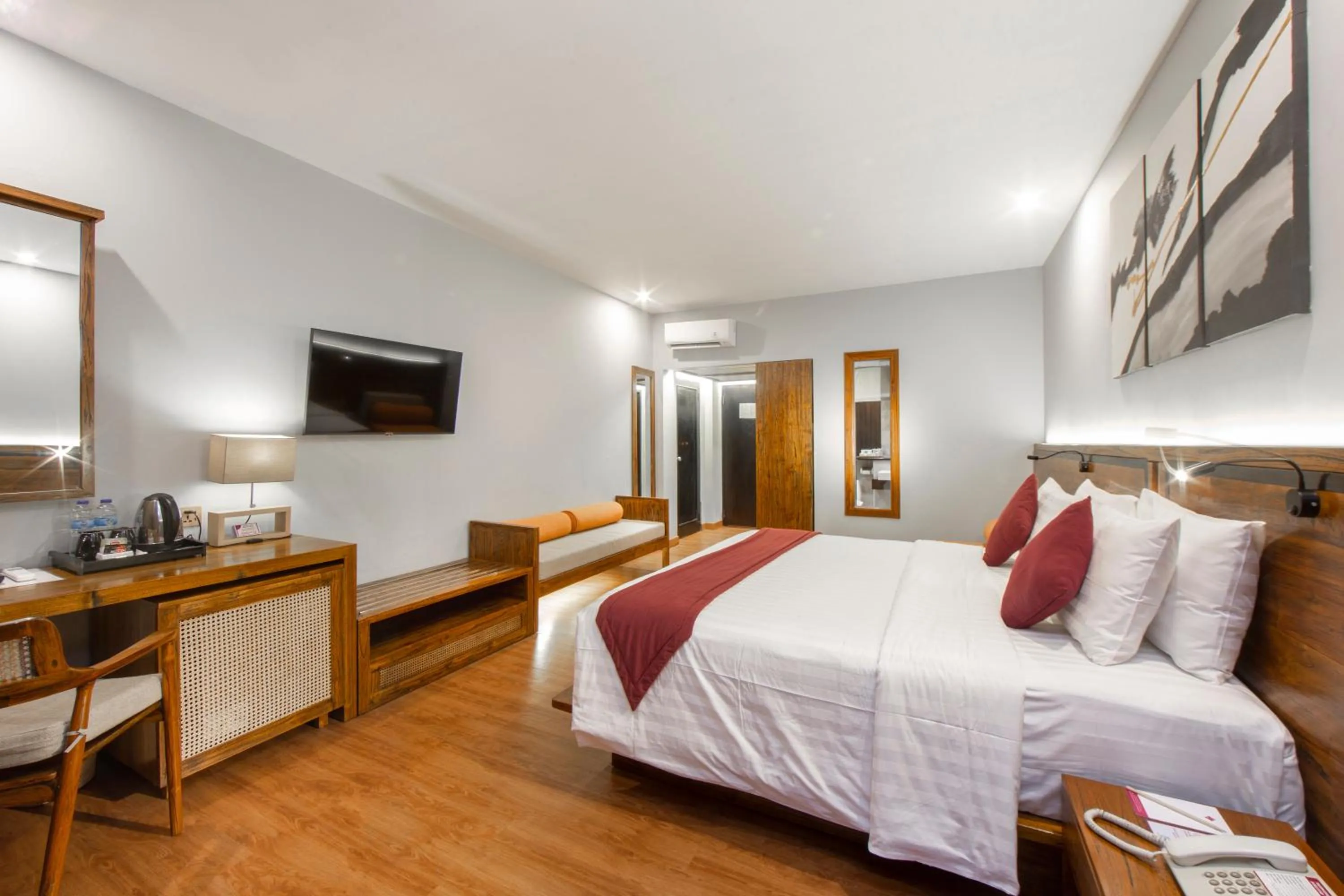 Bed in The Lokha Legian Resort & Spa