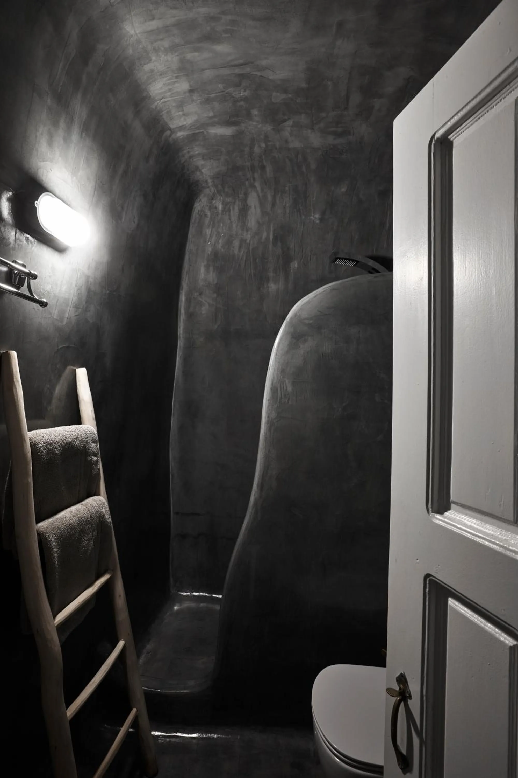 Shower in Virginia's Cave Villas