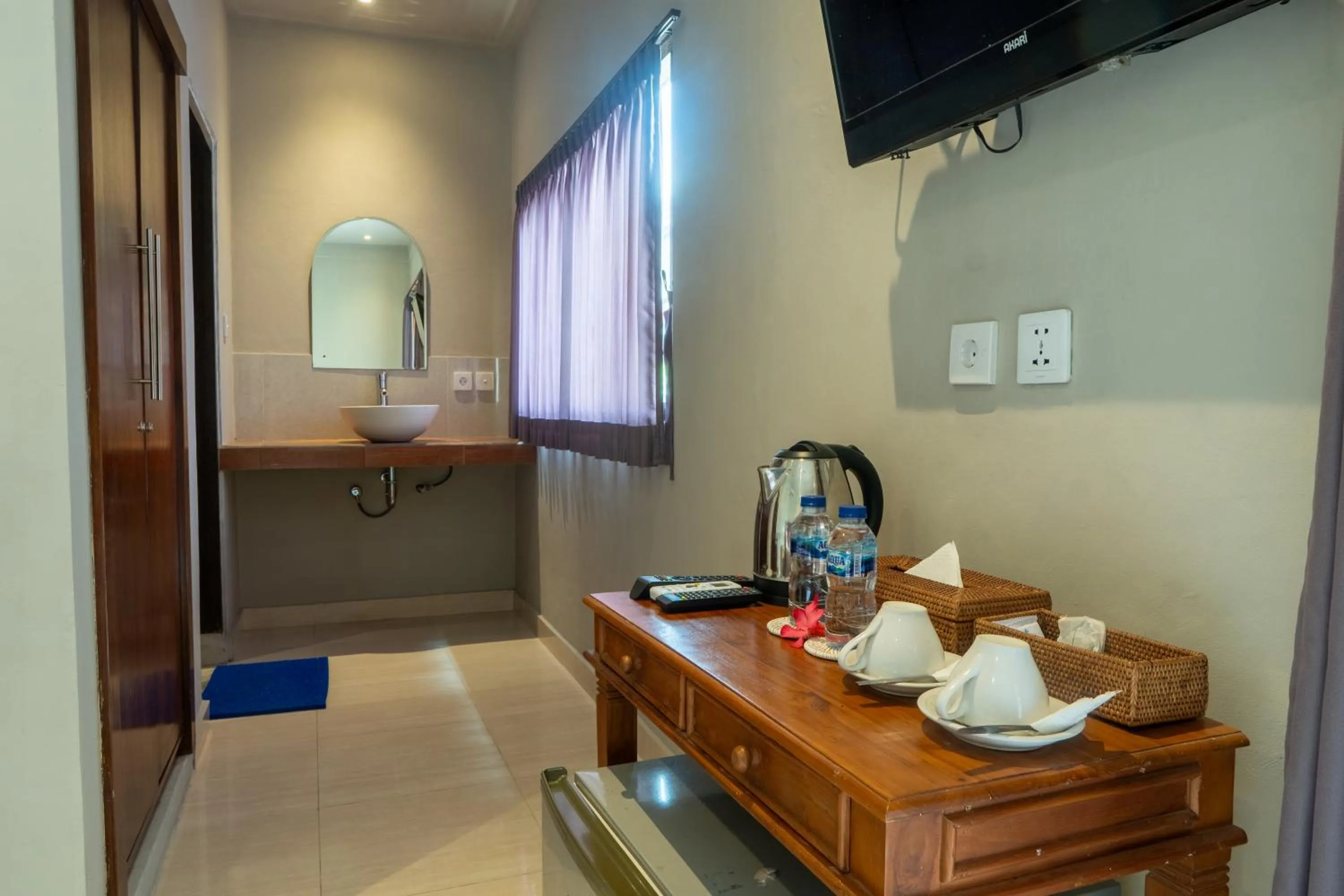 Bathroom in Warsa's Garden Bungalow and Spa