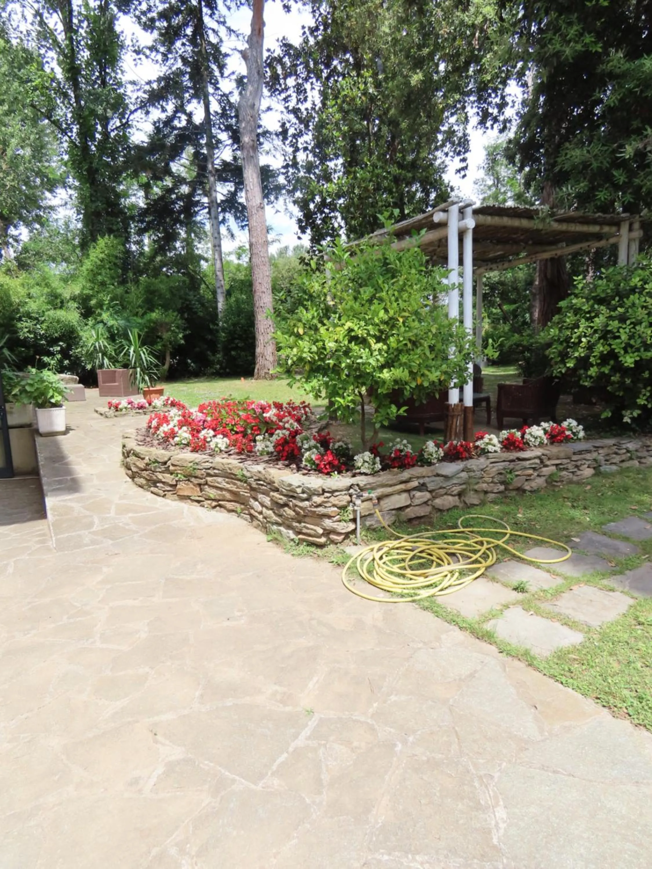 Garden view in Hotel La Tavernetta dei Ronchi