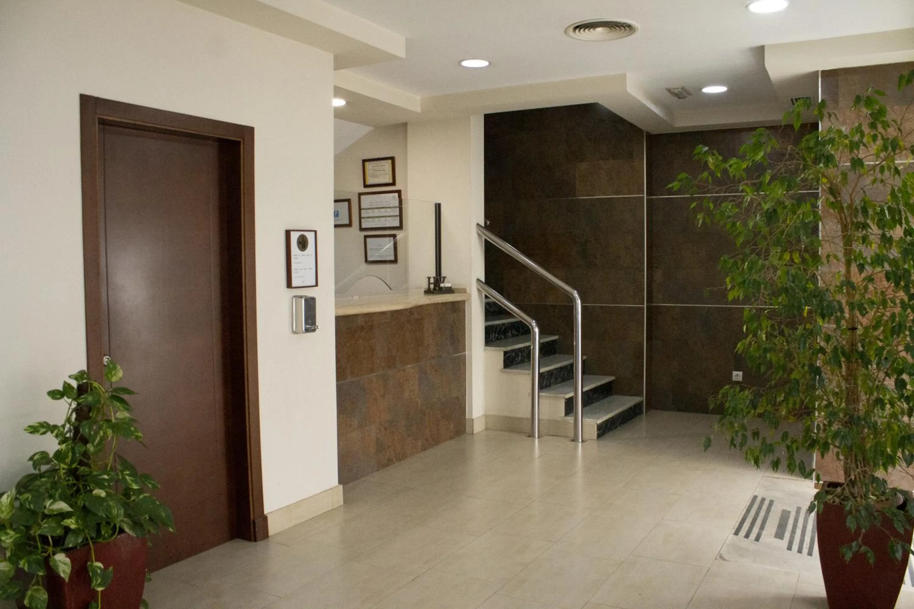 Lobby or reception in Hostal Villa