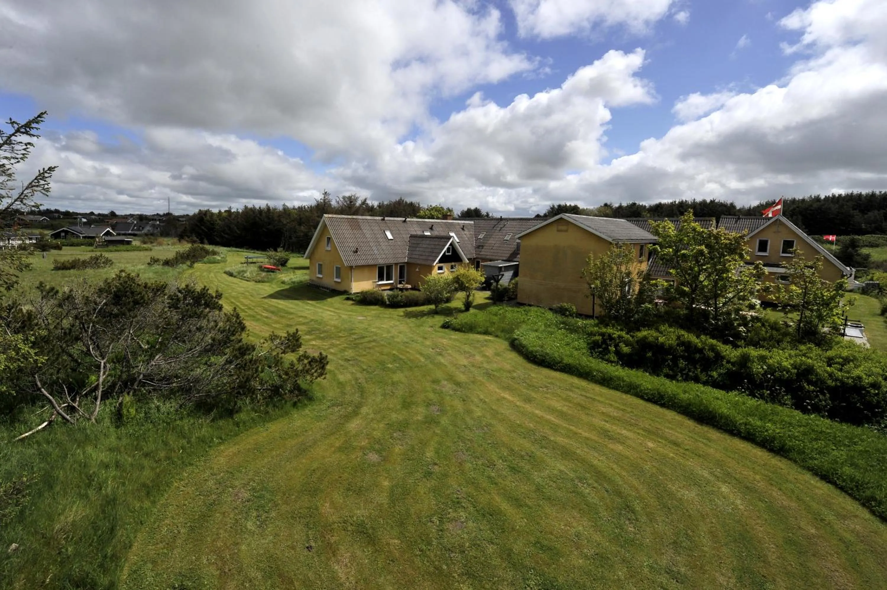 Garden view in Lønstrup Strandhotel