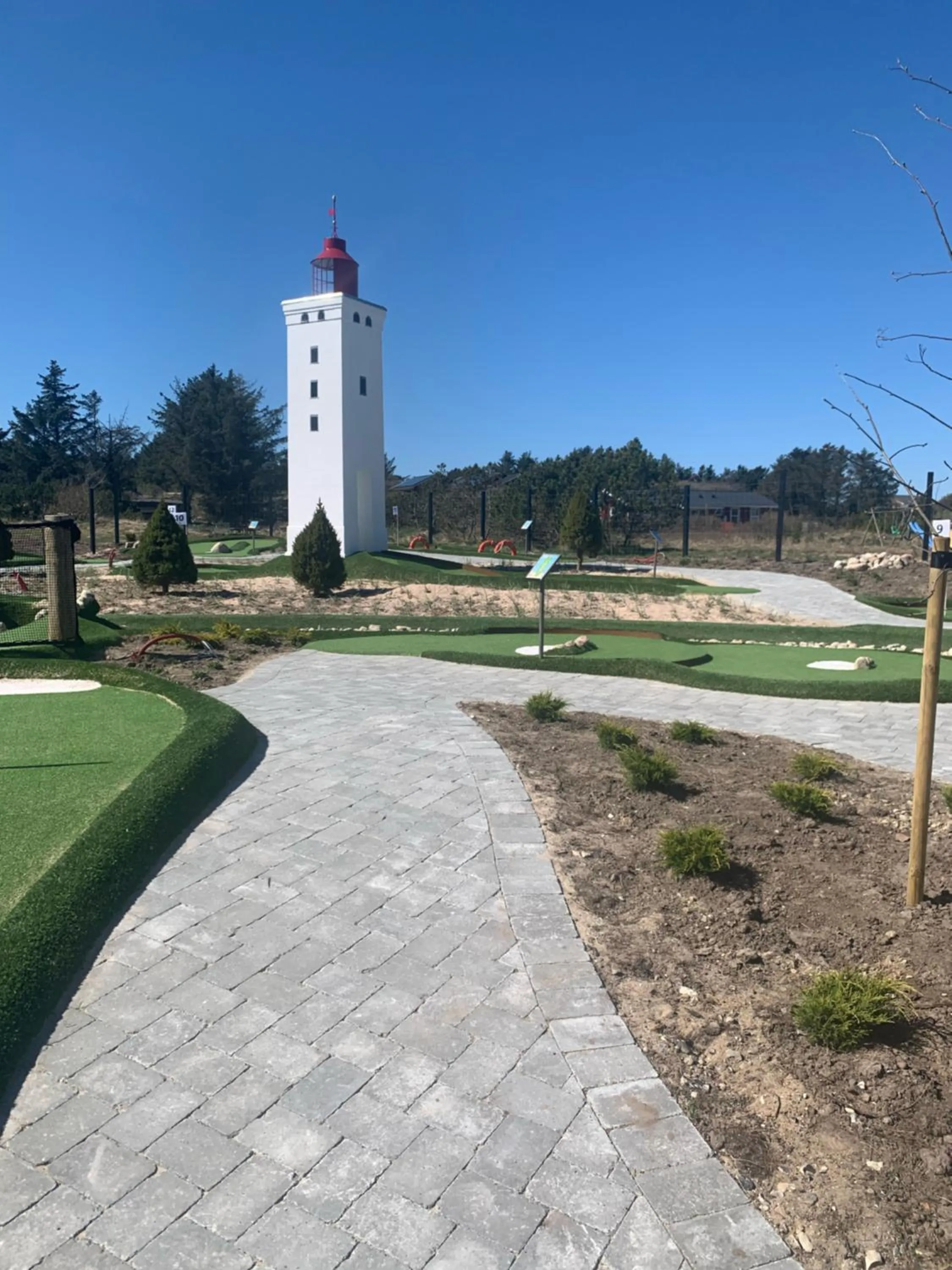 Minigolf in Lønstrup Strandhotel