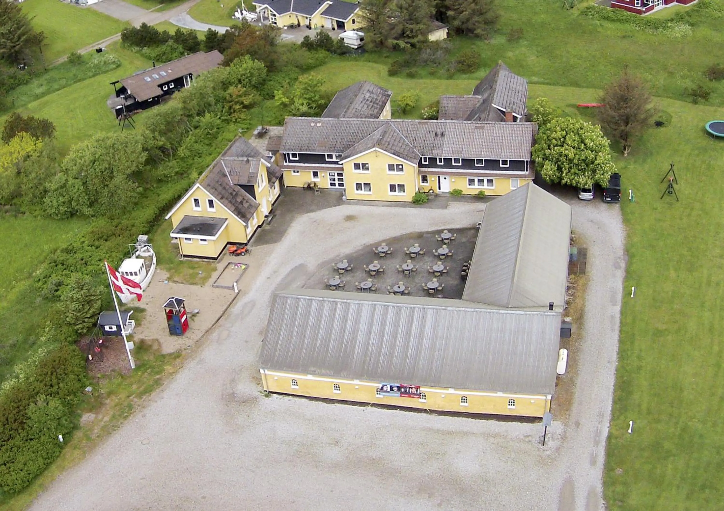 Bird's eye view in Lønstrup Strandhotel