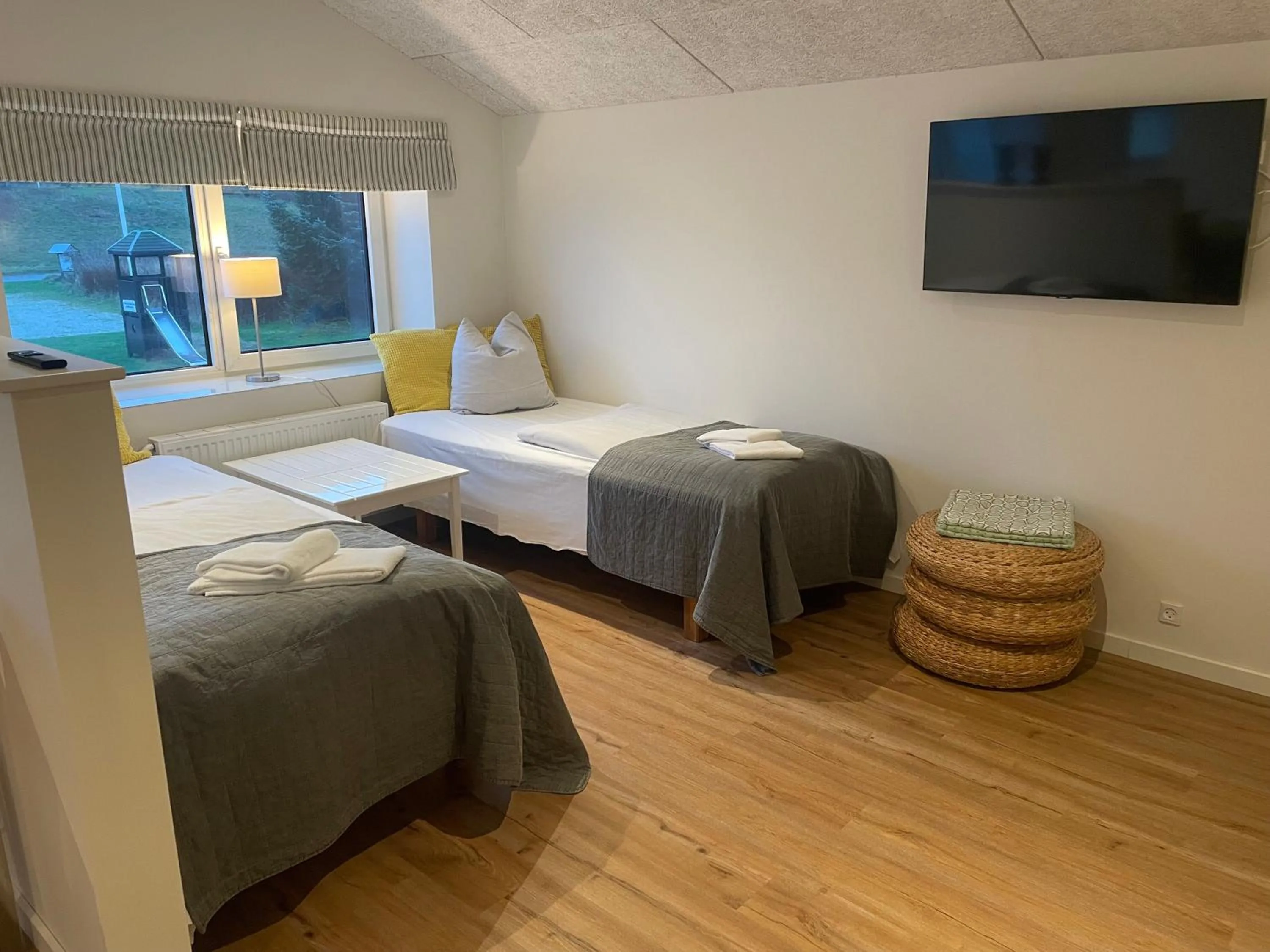 TV and multimedia, Bed in Lønstrup Strandhotel