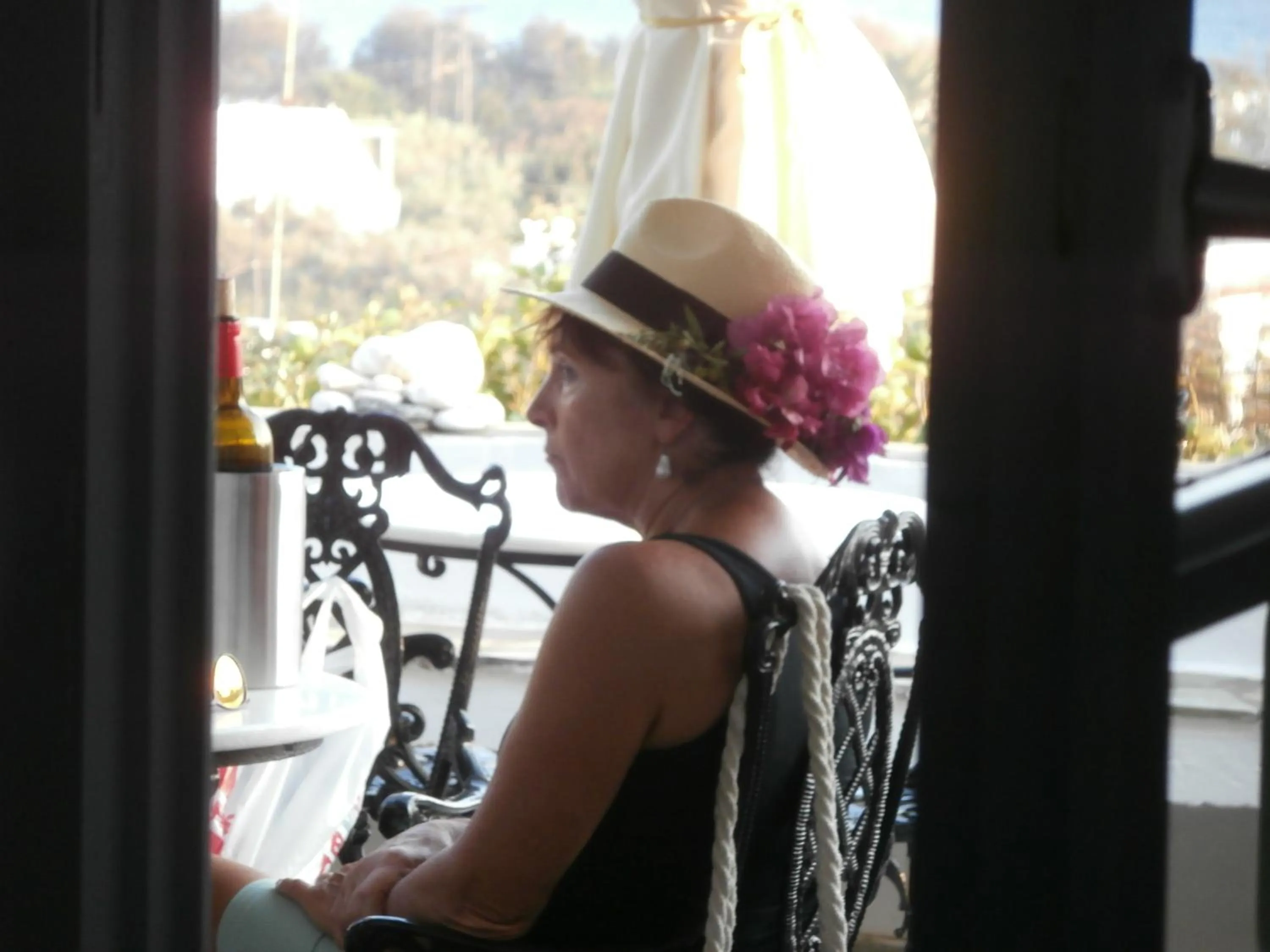 Patio in Kionia Galini Bangalows