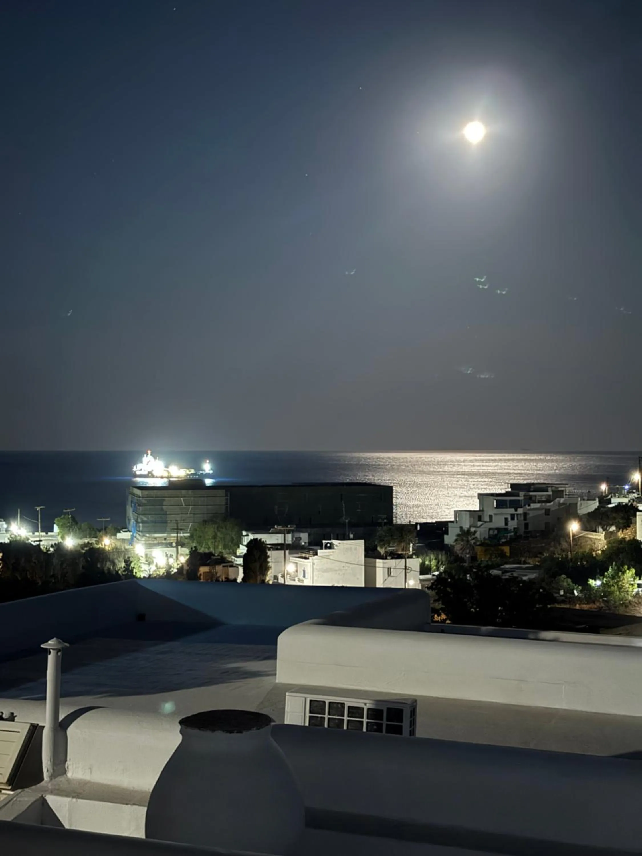 Night in Kionia Galini Bangalows