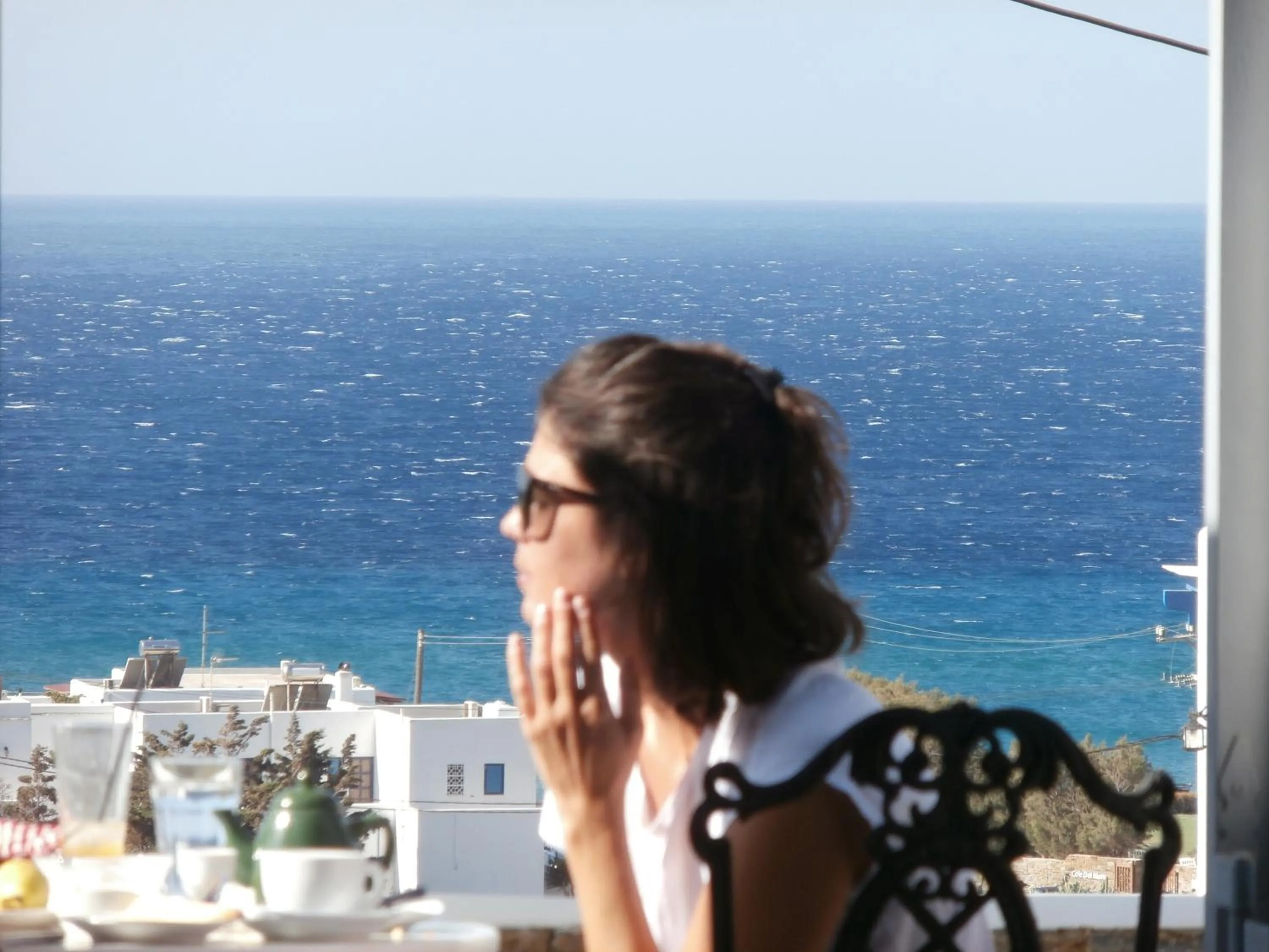Balcony/Terrace in Kionia Galini Bangalows