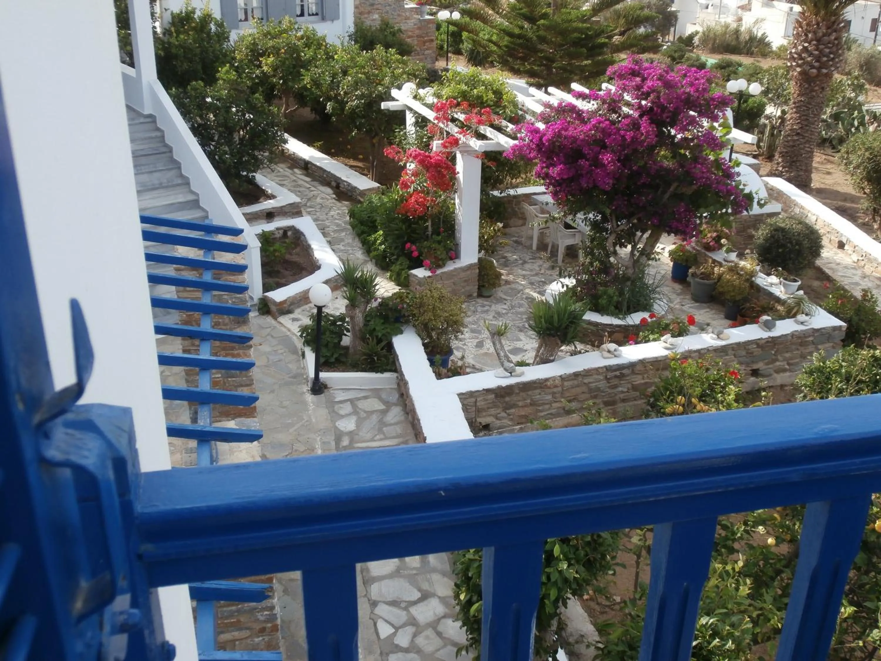 Garden in Kionia Galini Bangalows