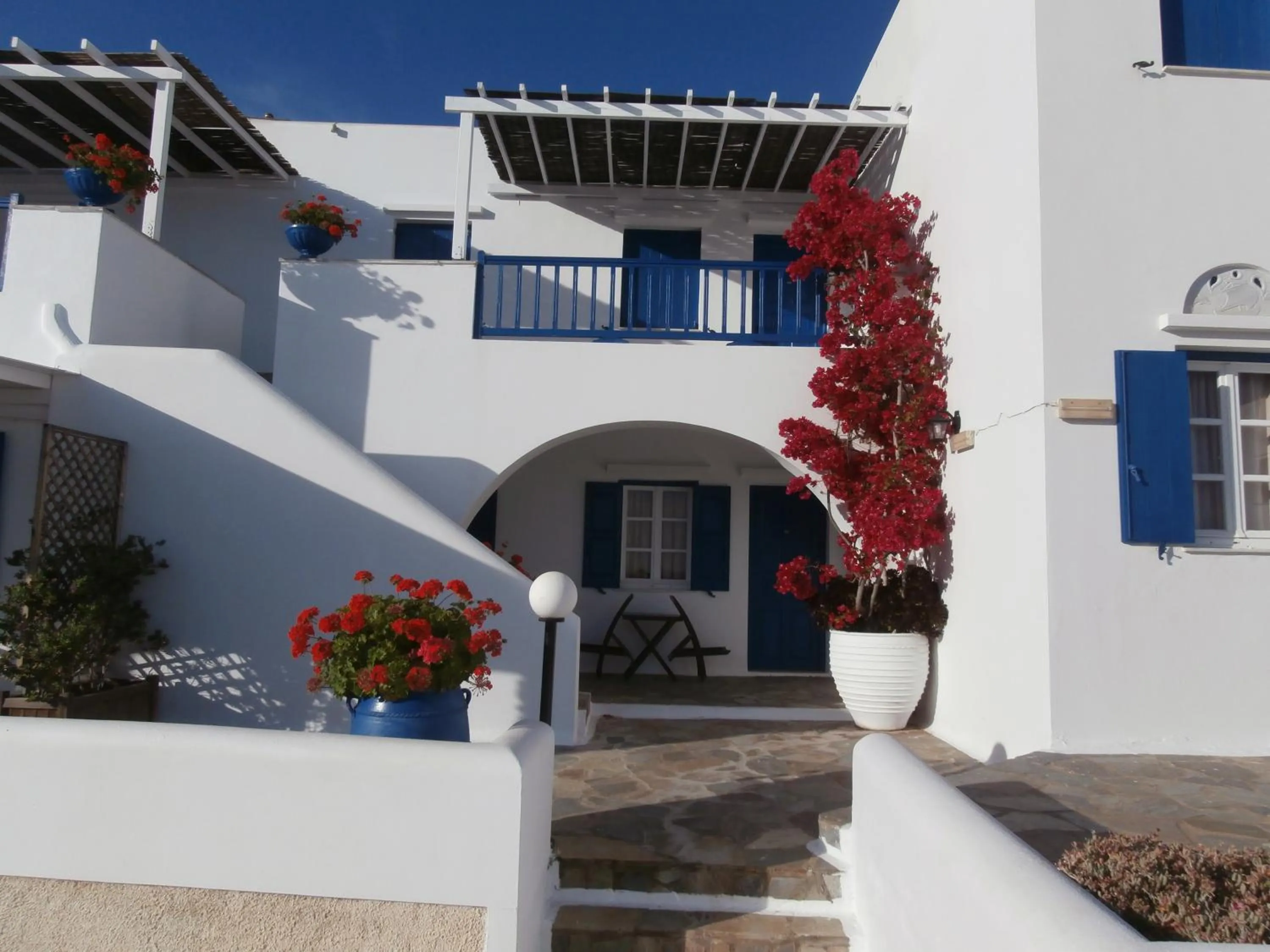 Patio in Kionia Galini Bangalows