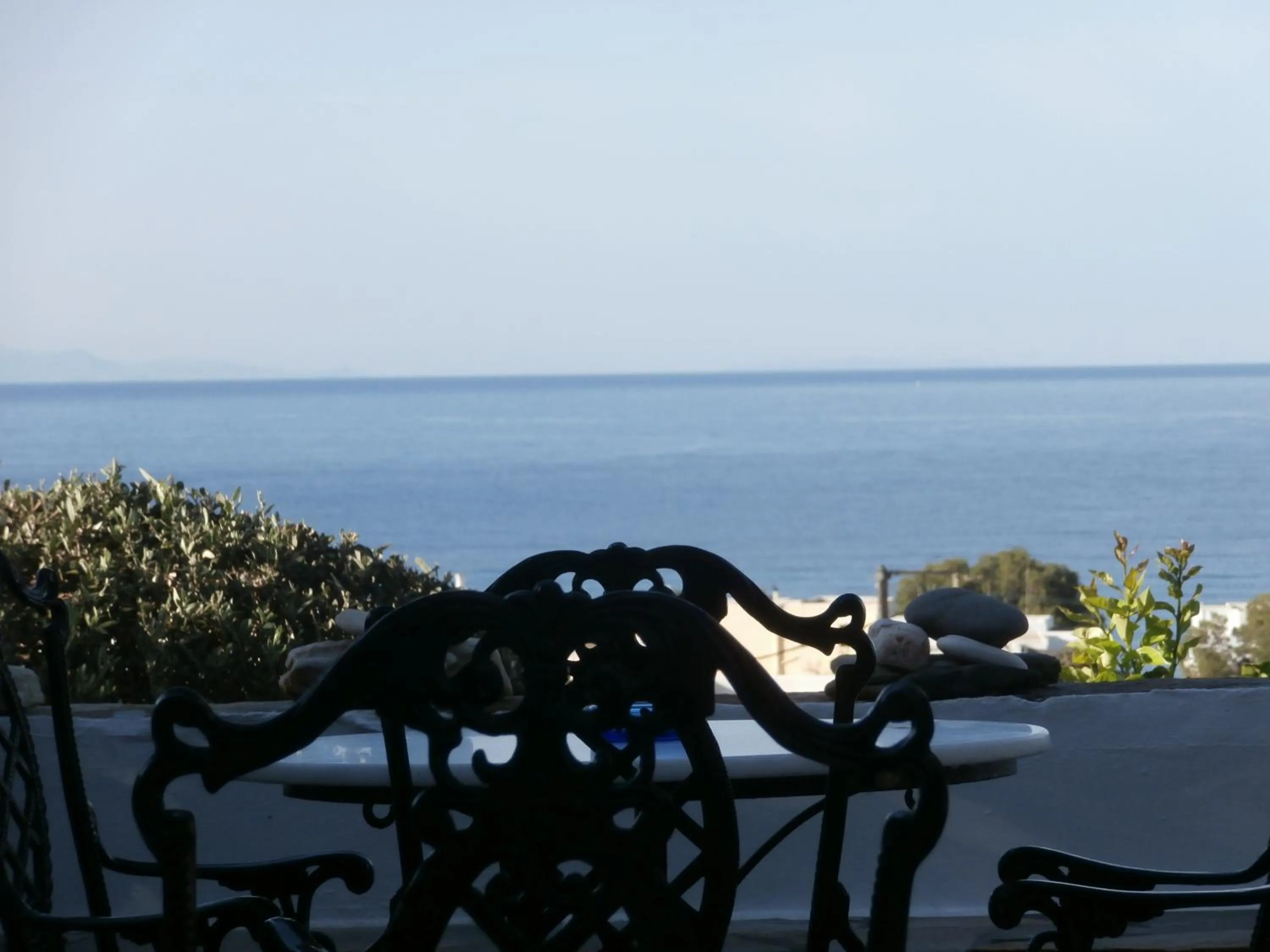 Patio in Kionia Galini Bangalows