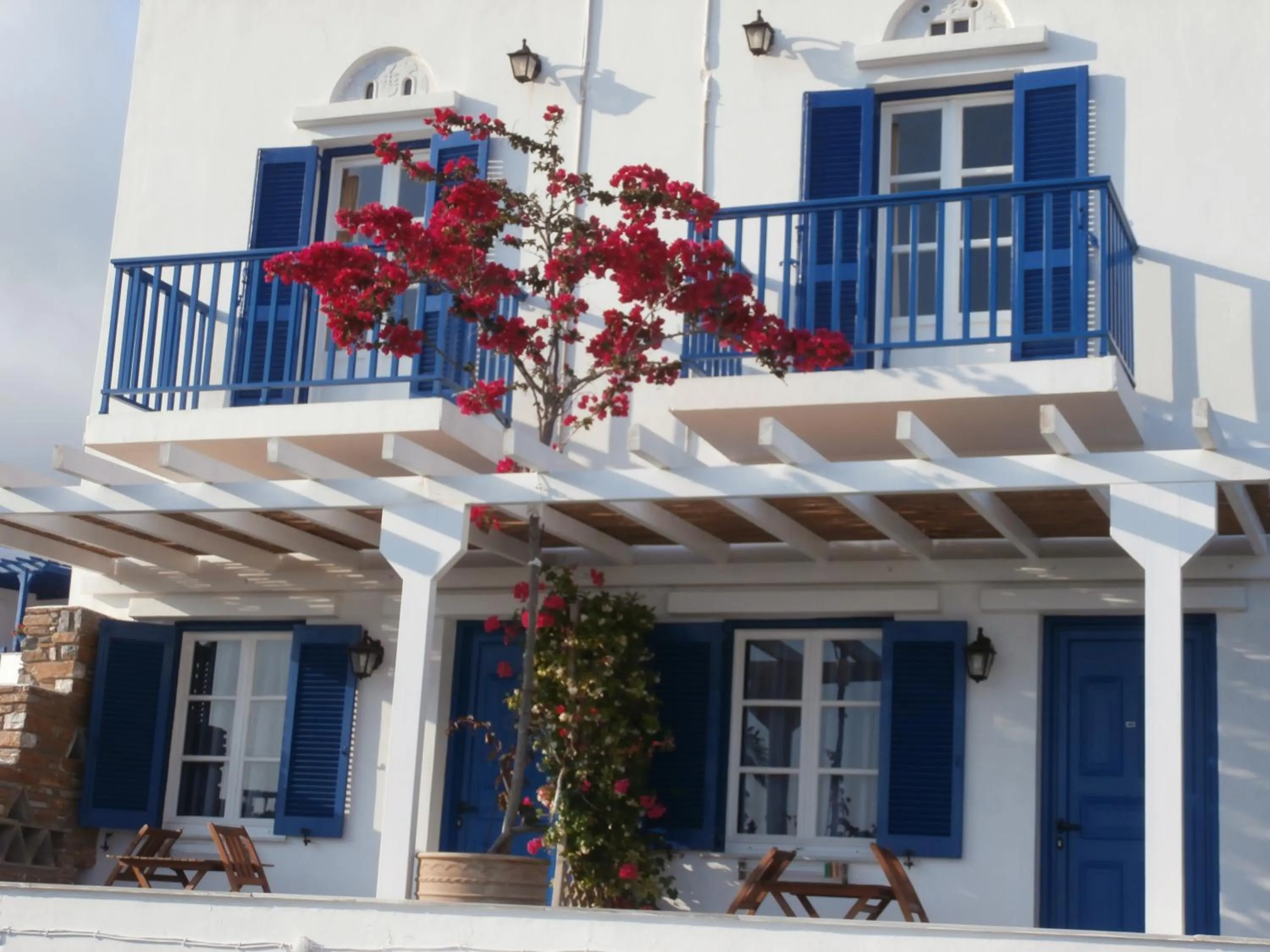 Garden in Kionia Galini Bangalows