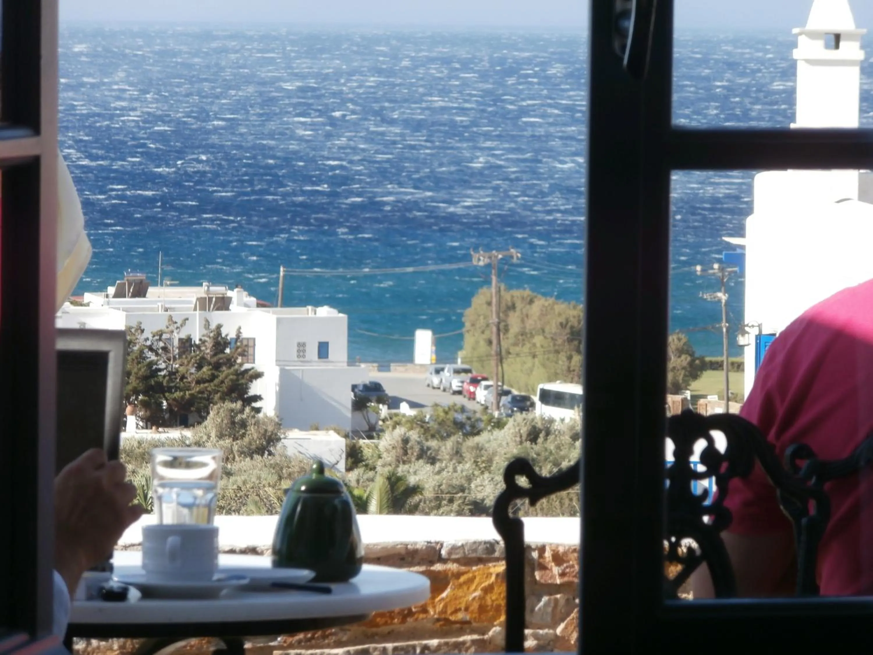 Balcony/Terrace in Kionia Galini Bangalows