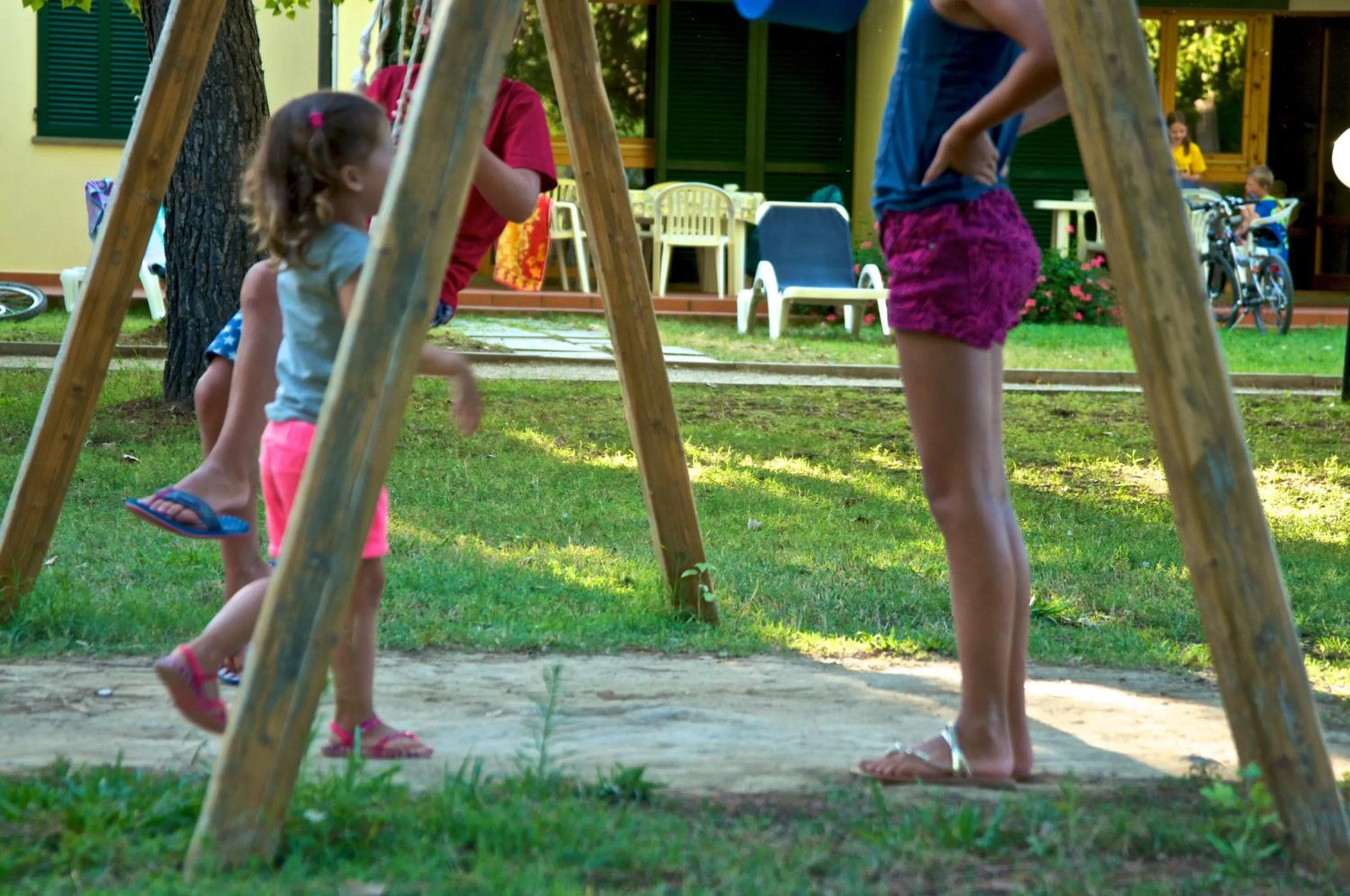 Children play ground in Ghiacci Vecchi Residence