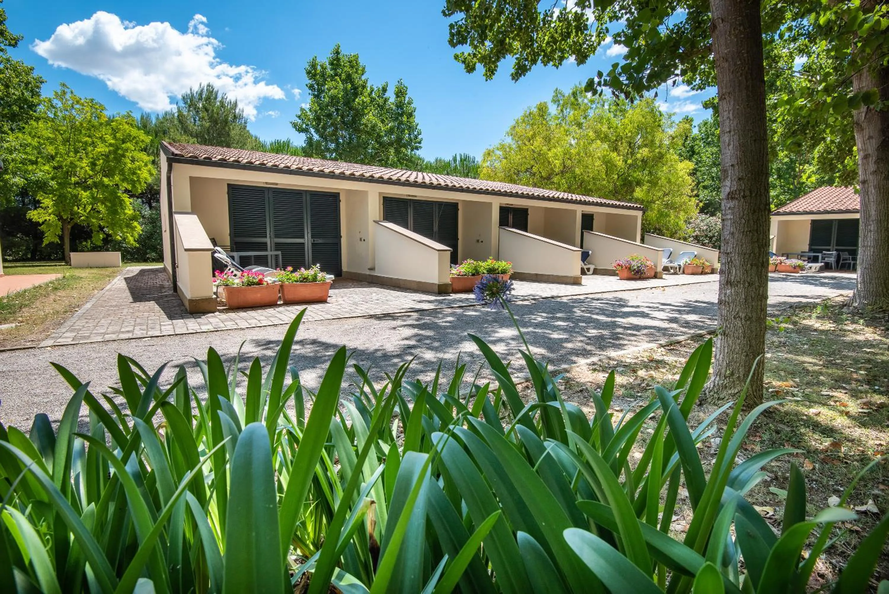 Patio in Ghiacci Vecchi Residence