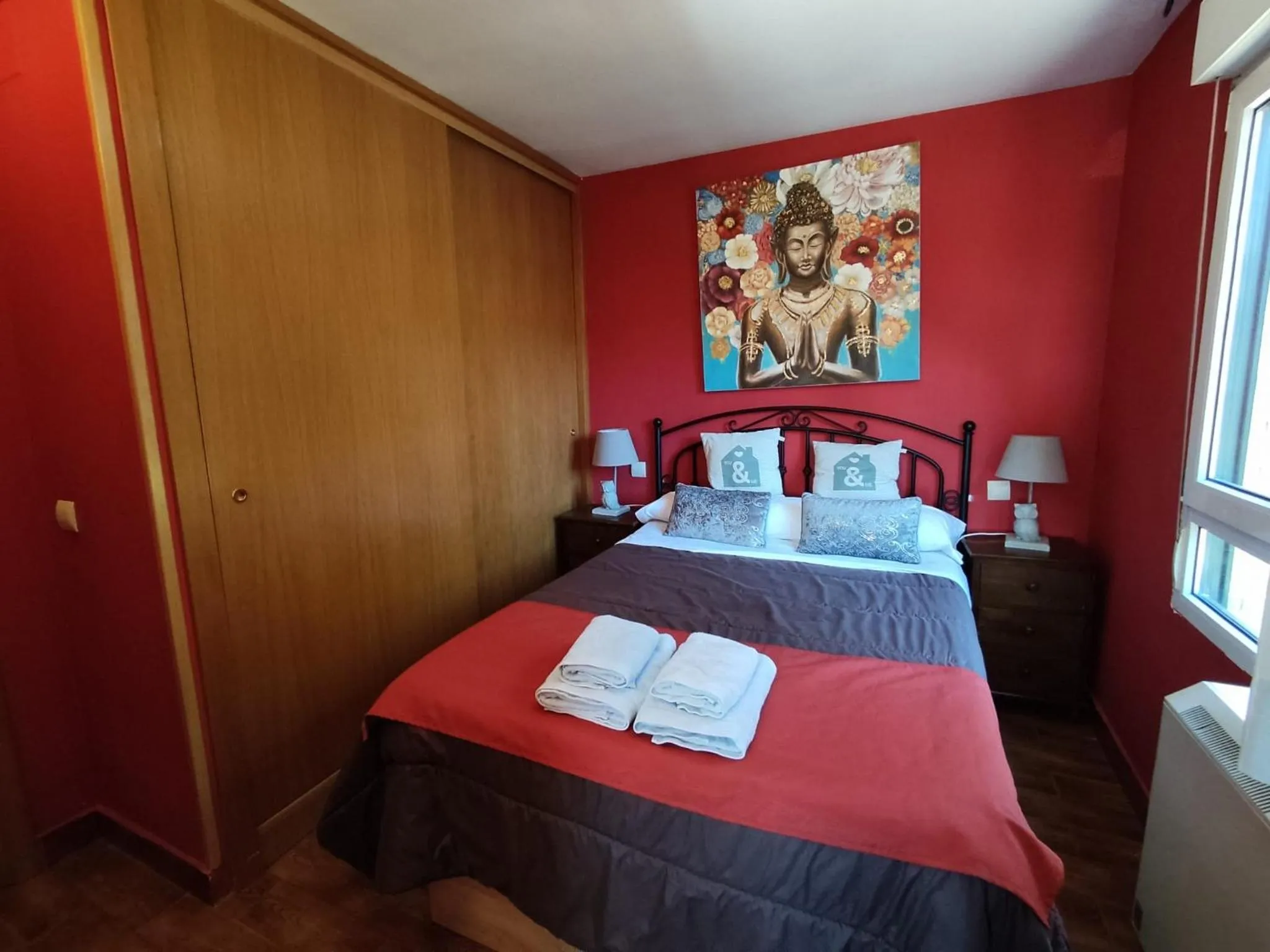 Bed in Apartahotel Rural CollaRubio Luxury