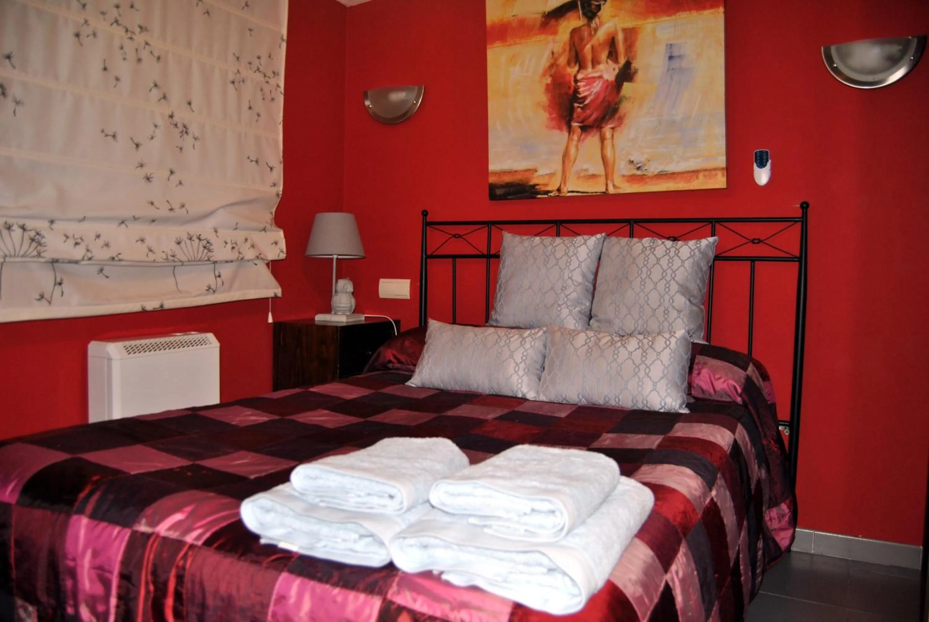 Bed in Apartahotel Rural CollaRubio Luxury