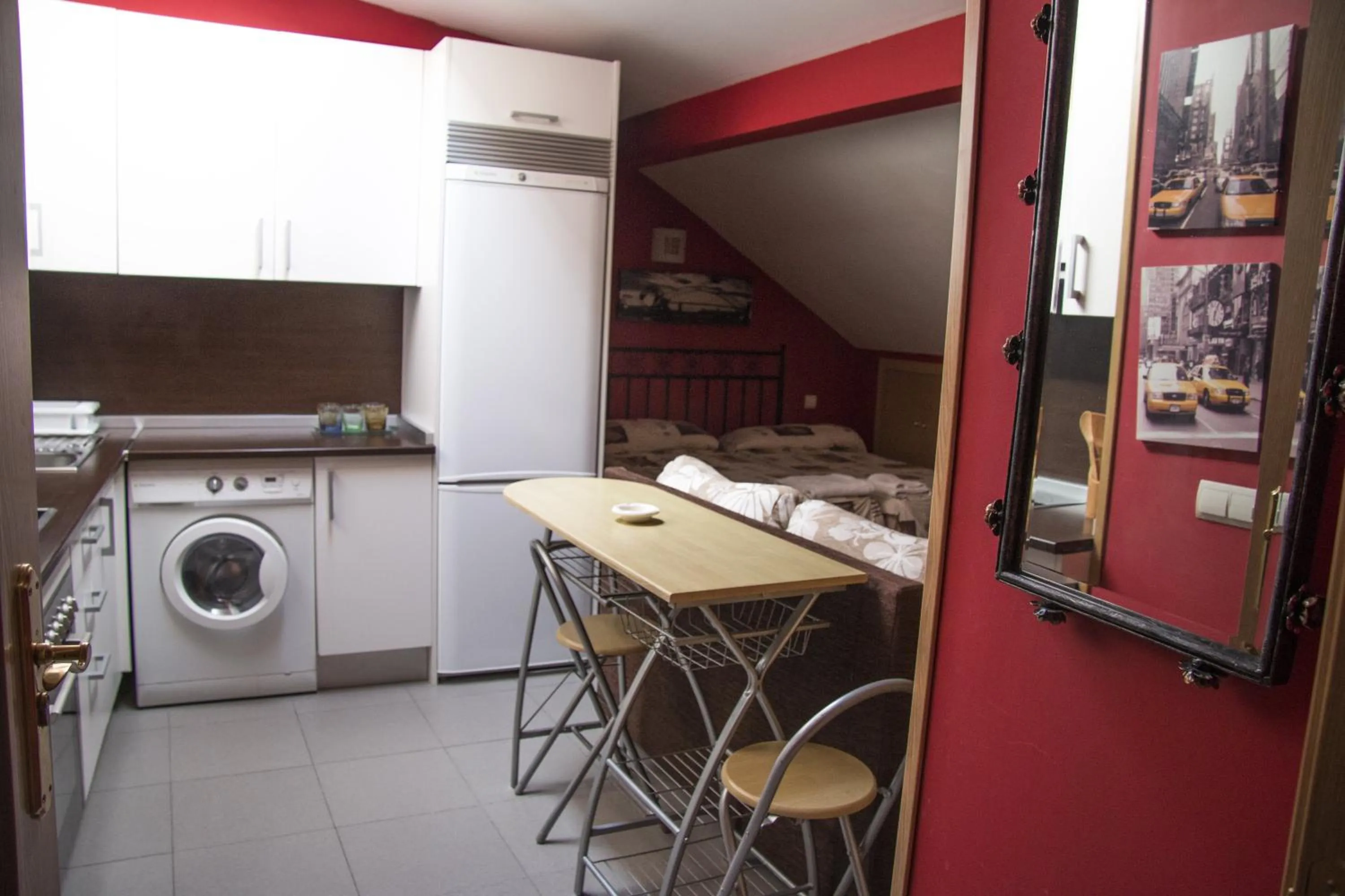 Kitchen or kitchenette in Apartahotel Rural CollaRubio Luxury
