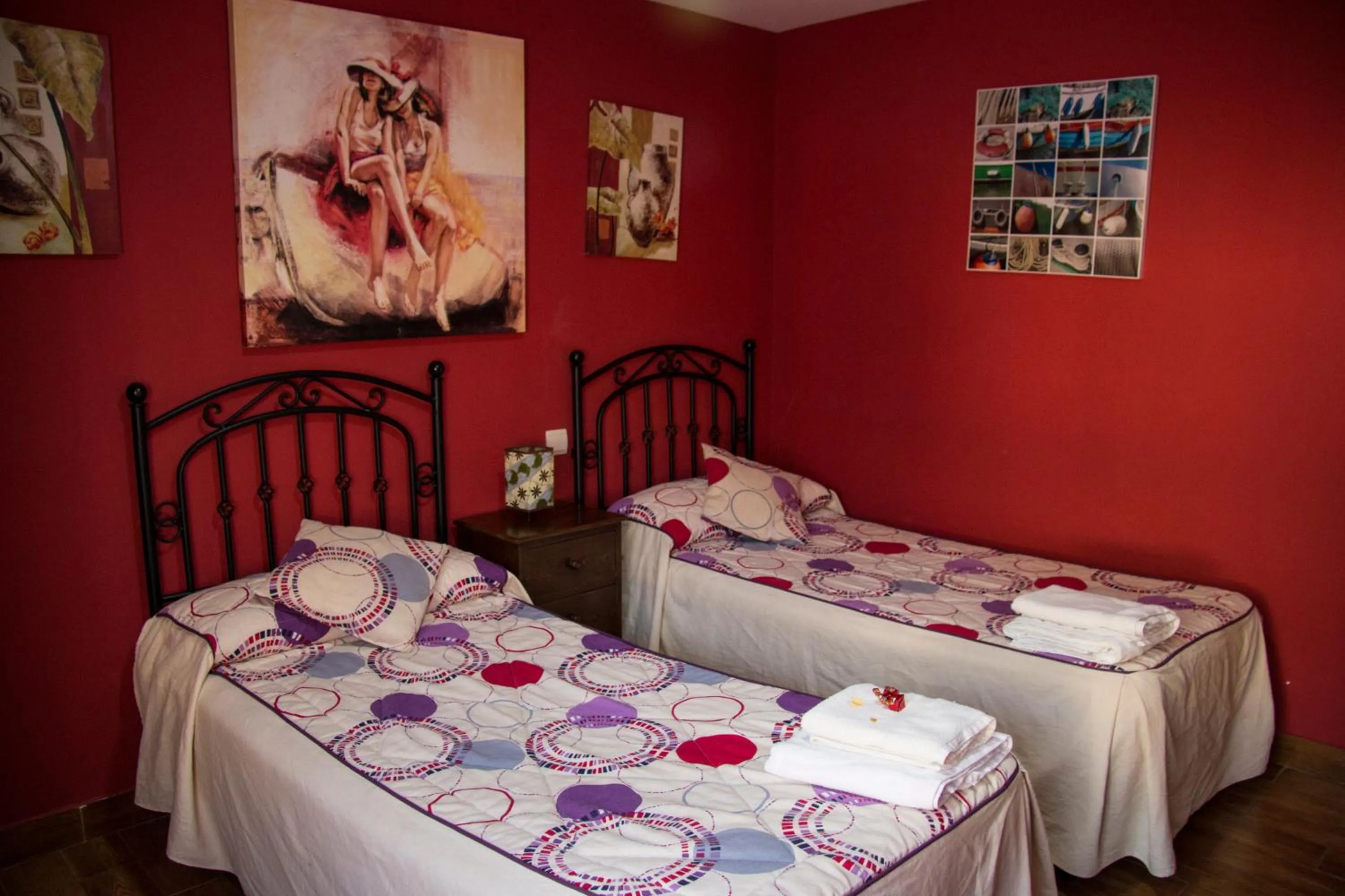 Bed in Apartahotel Rural CollaRubio Luxury