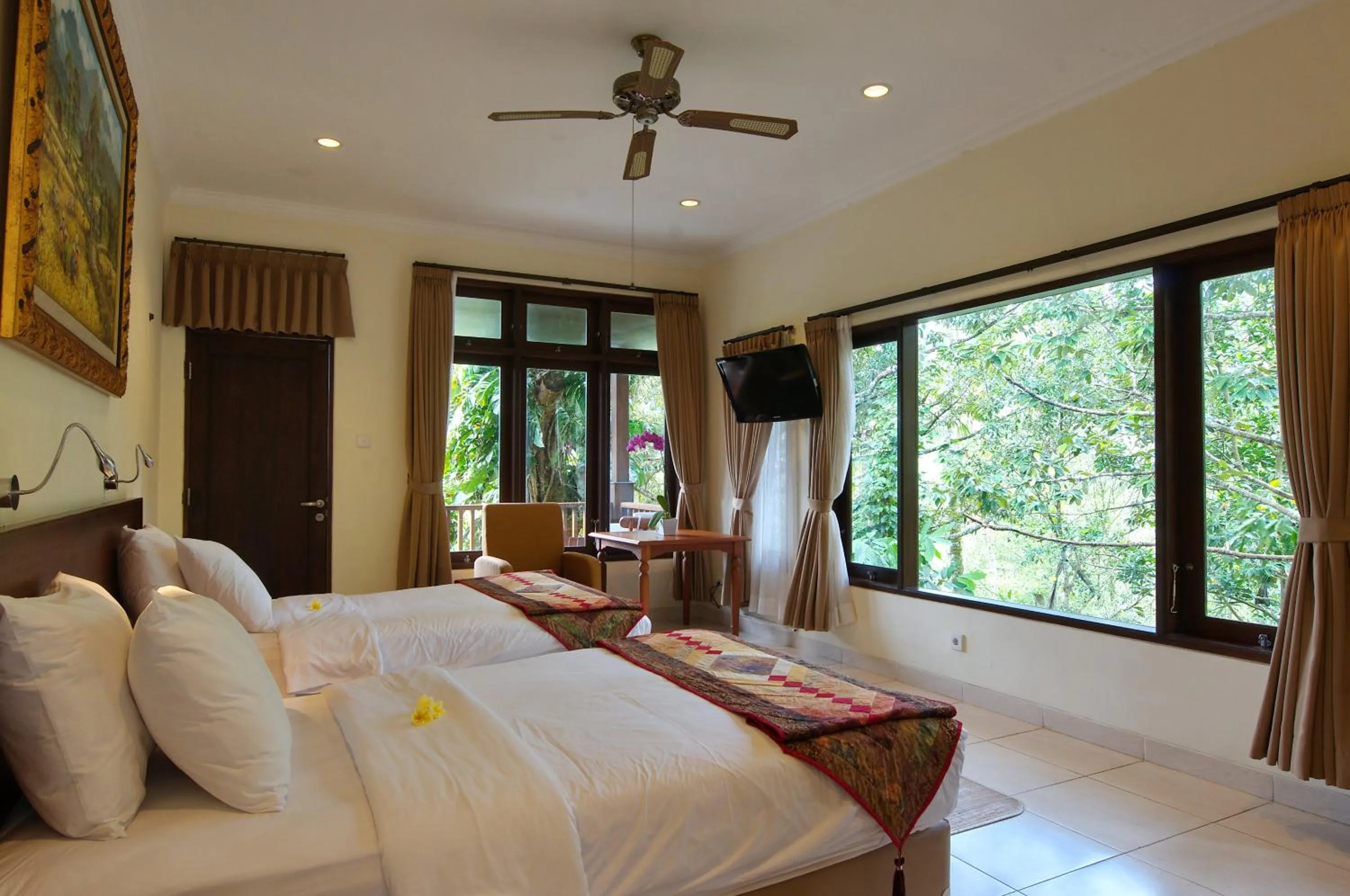 Bed in Cempaka Belimbing Villa