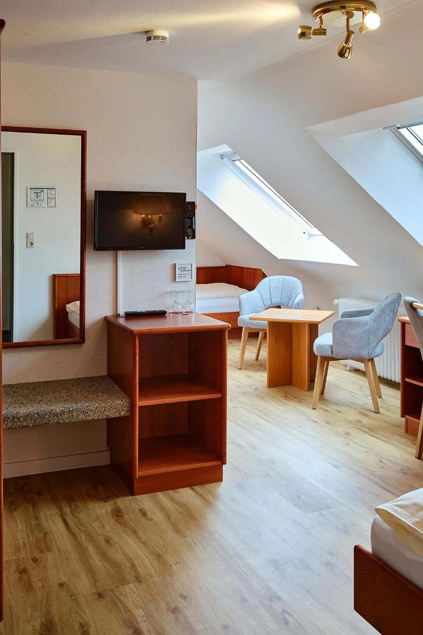 Photo of the whole room, Bed in Hotel Am Steinberg