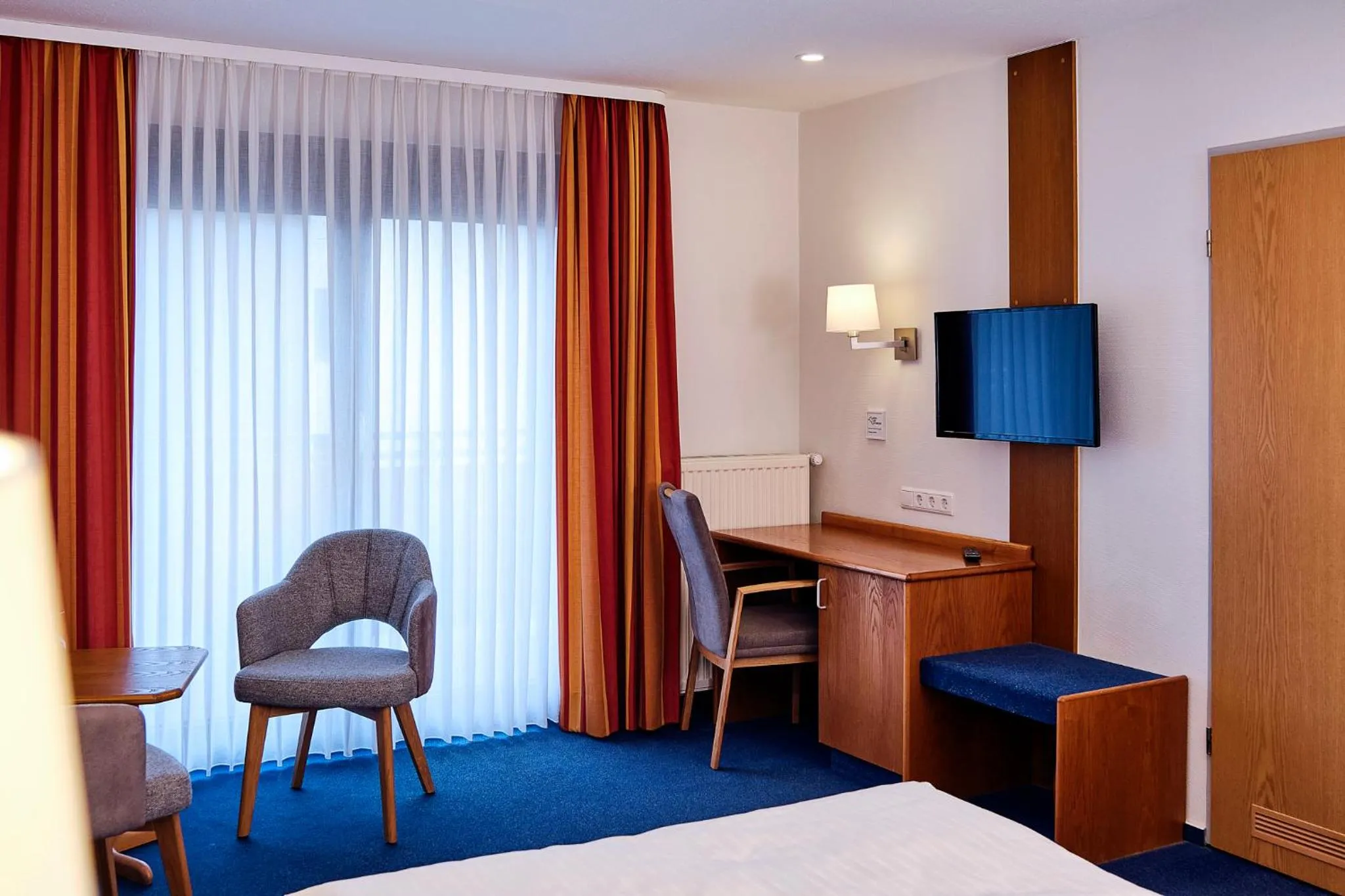 Photo of the whole room, Bed in Hotel Am Steinberg