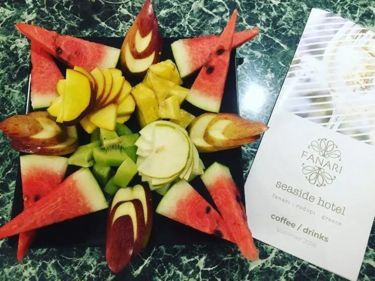 Food close-up in Fanari Hotel