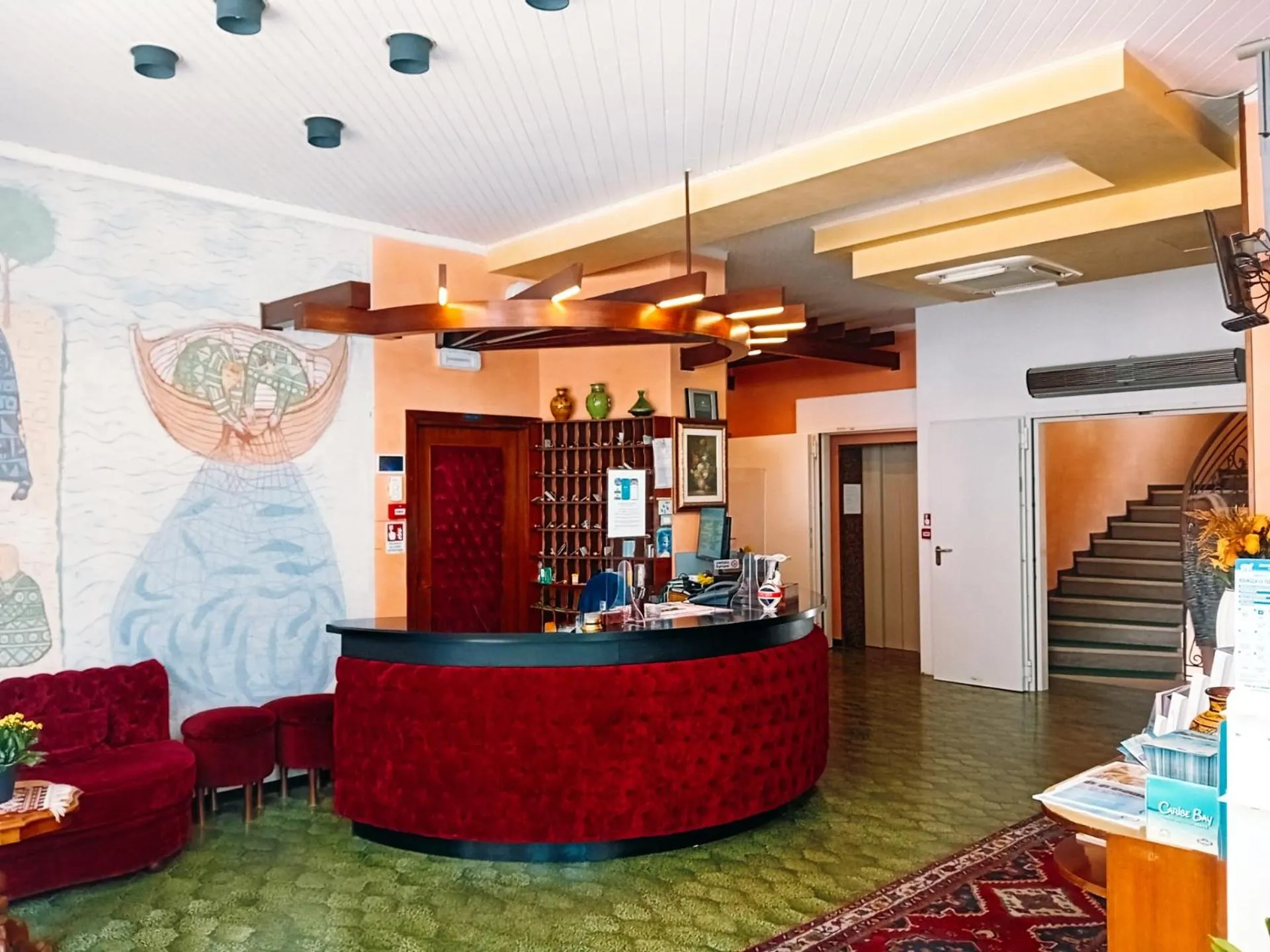 Lobby or reception in Hotel Galles