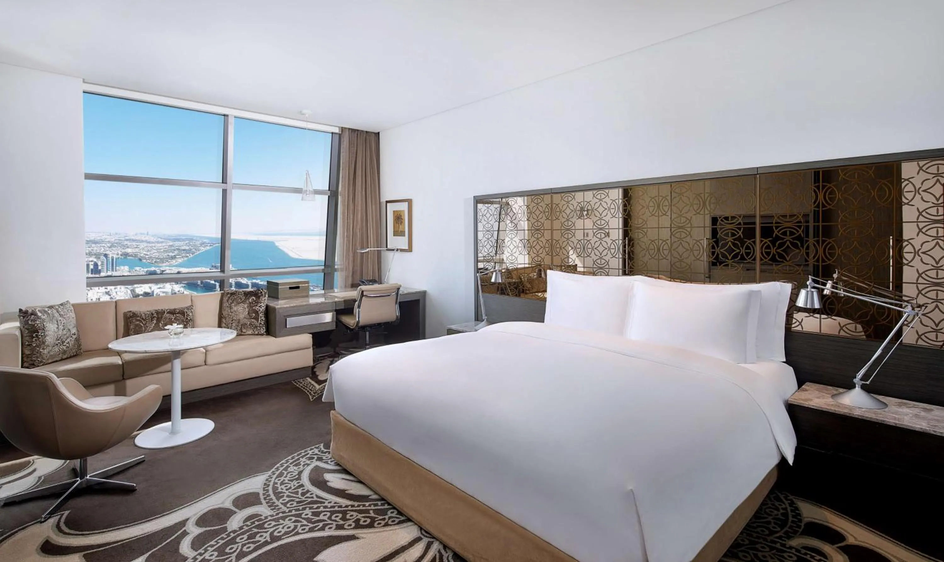 Bed in Conrad Abu Dhabi Etihad Towers