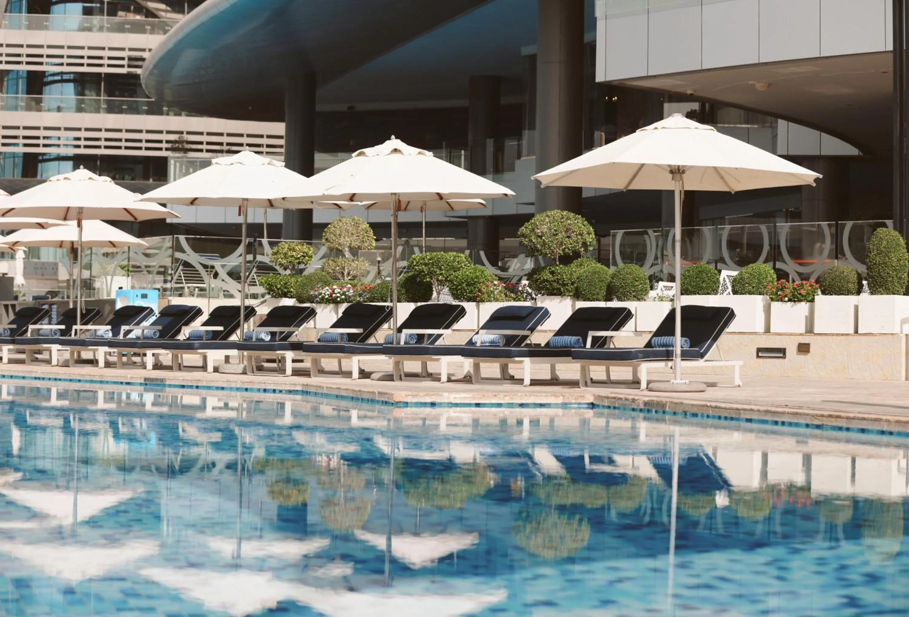 Swimming pool in Conrad Abu Dhabi Etihad Towers