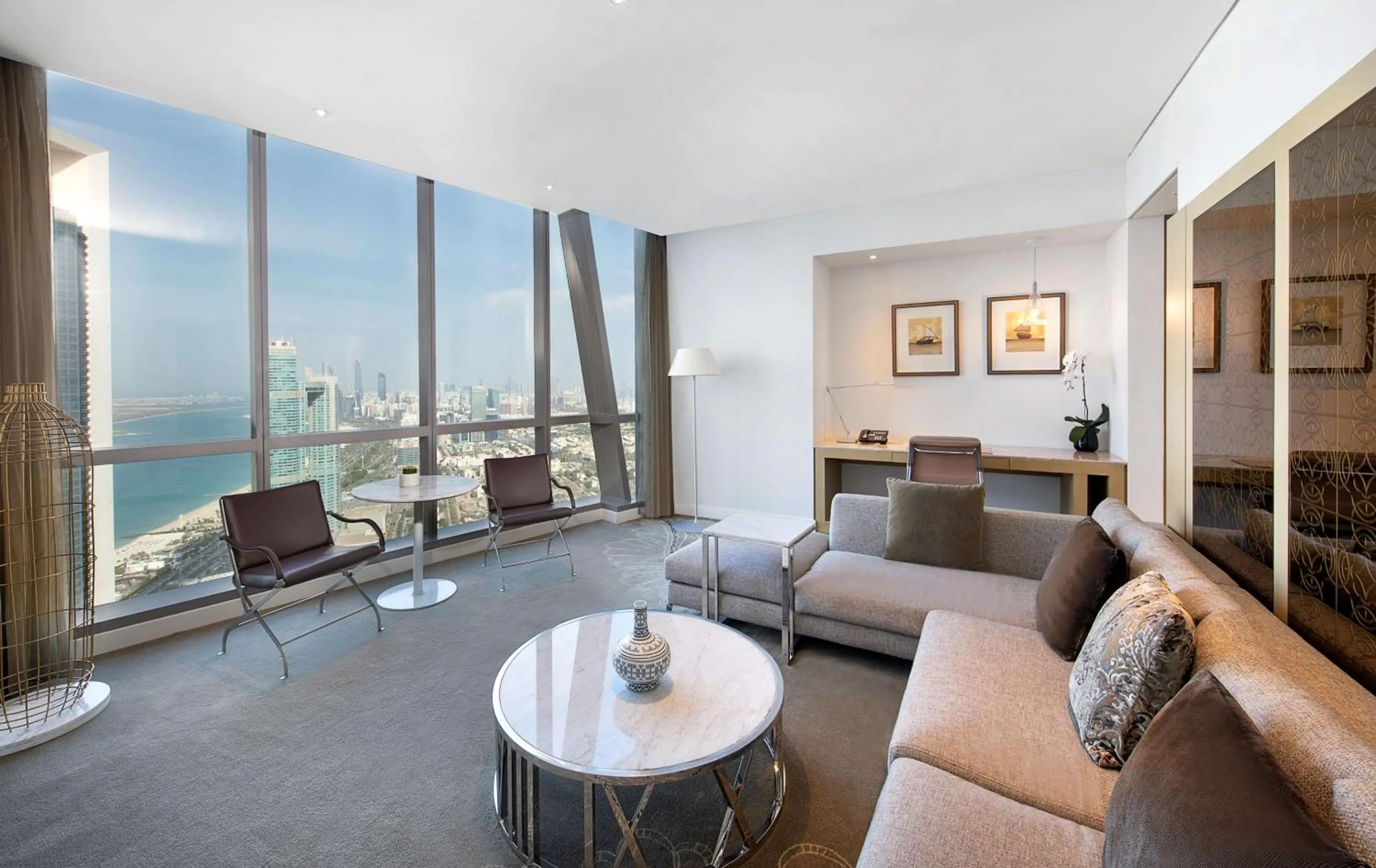 Living room in Conrad Abu Dhabi Etihad Towers