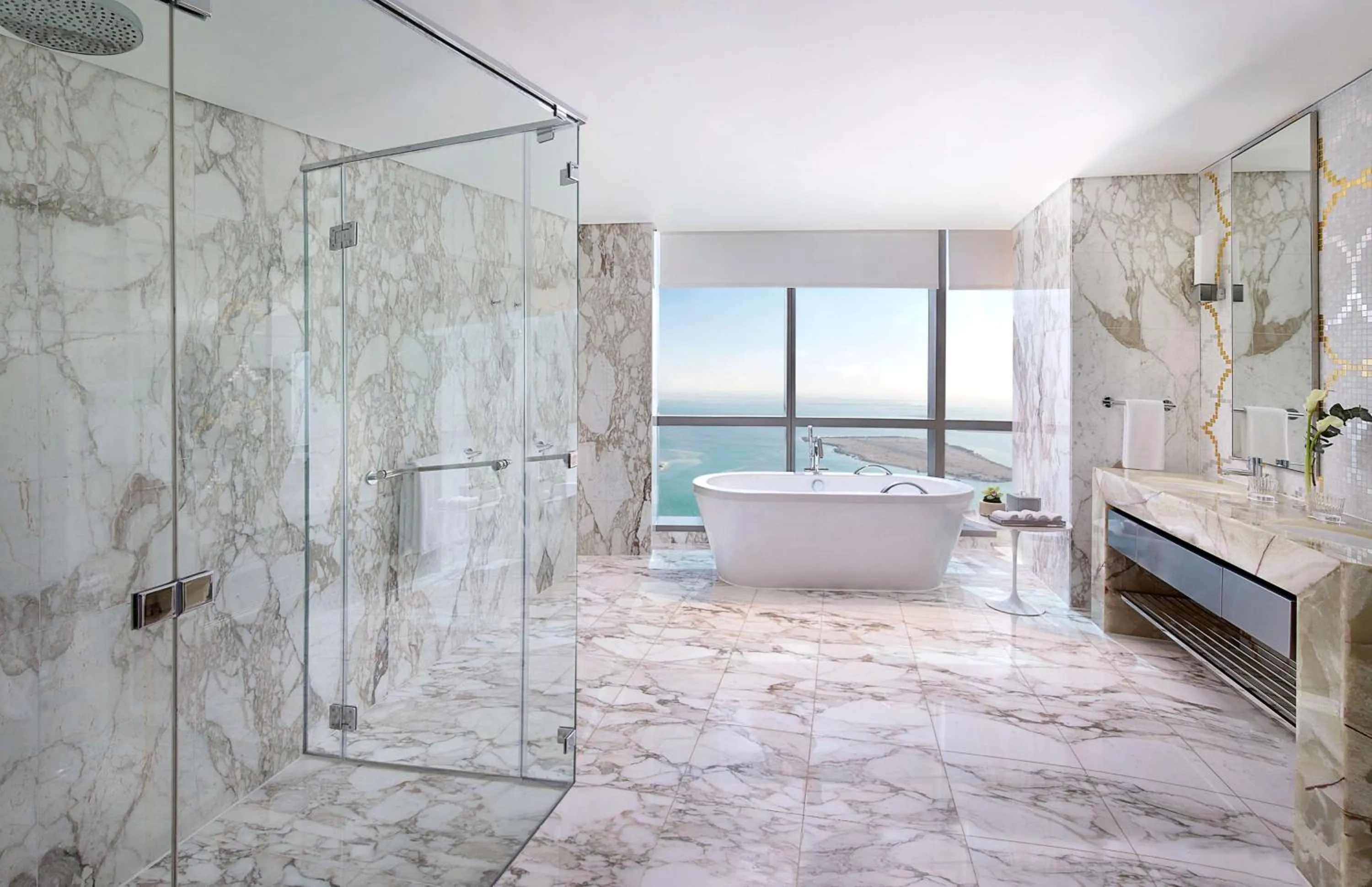 Bathroom in Conrad Abu Dhabi Etihad Towers