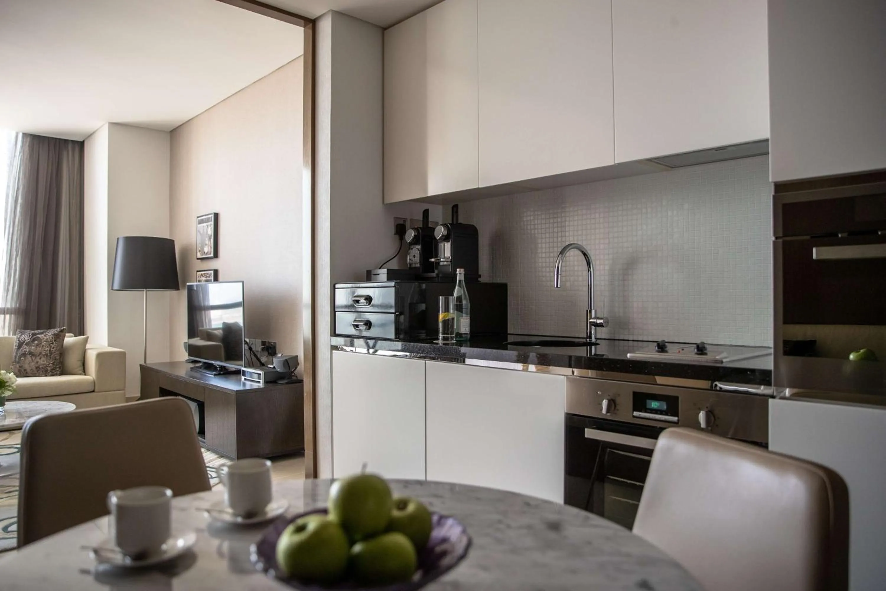 Living room in Conrad Abu Dhabi Etihad Towers