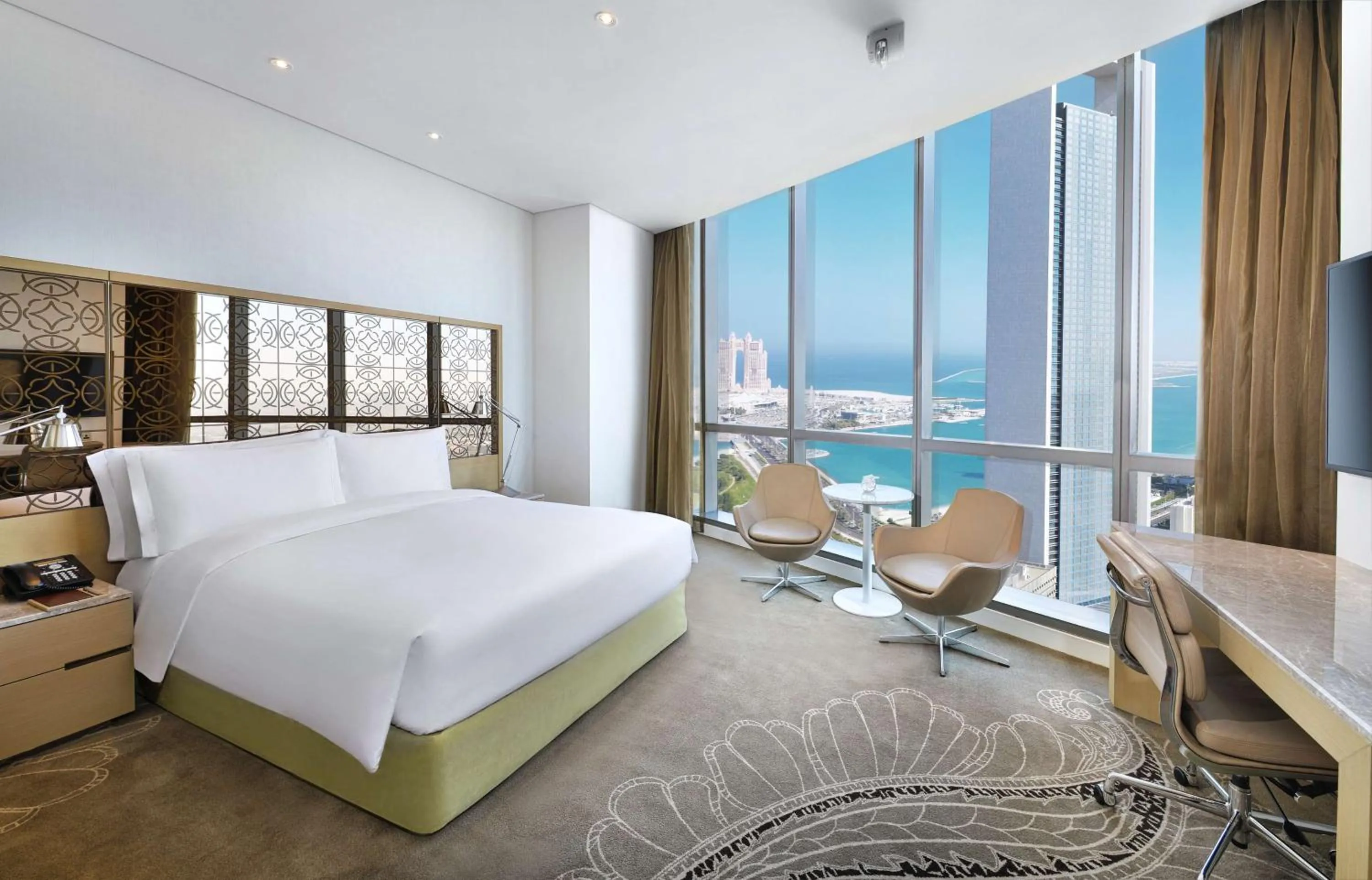 Bedroom, Bed in Conrad Abu Dhabi Etihad Towers