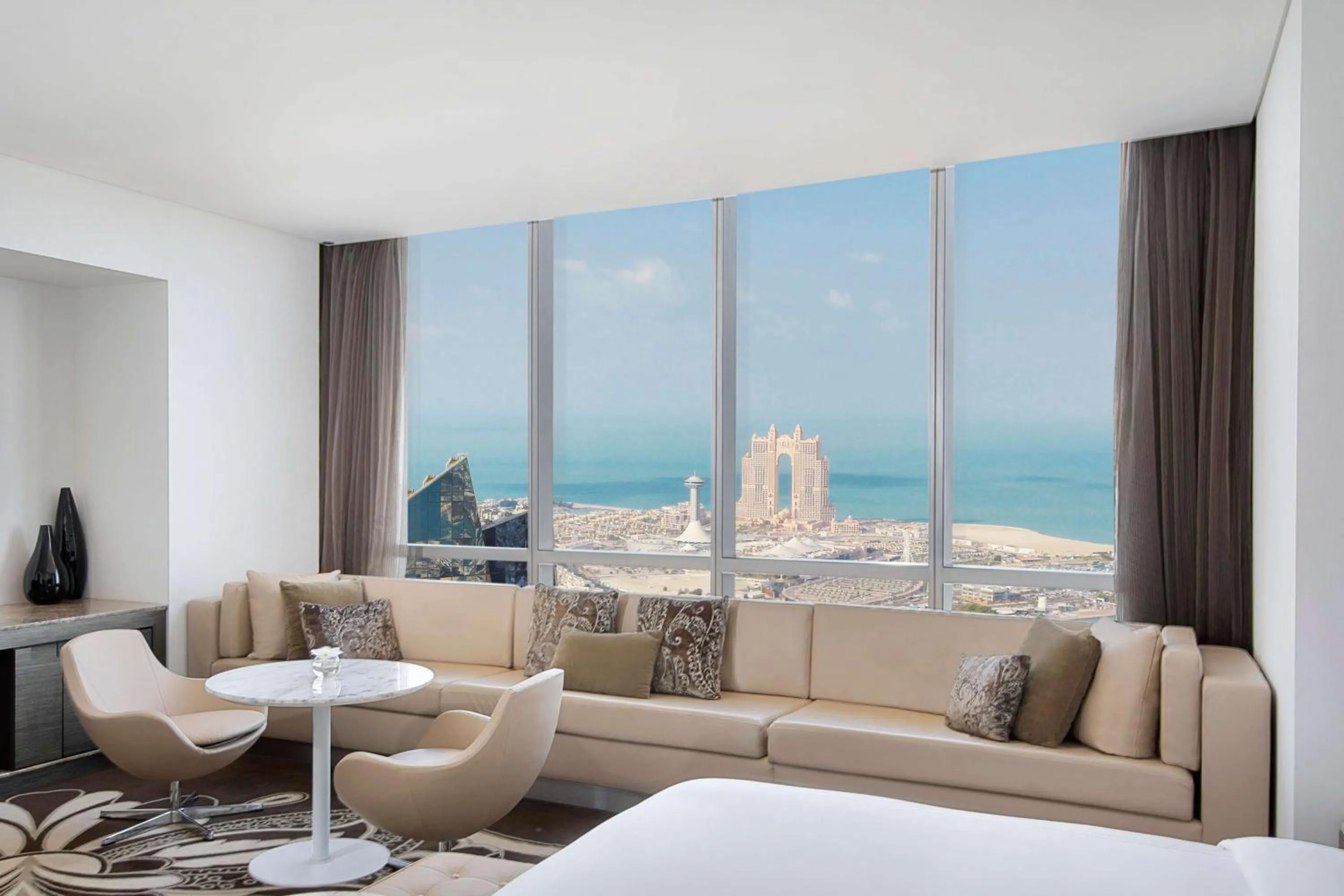 Living room in Conrad Abu Dhabi Etihad Towers