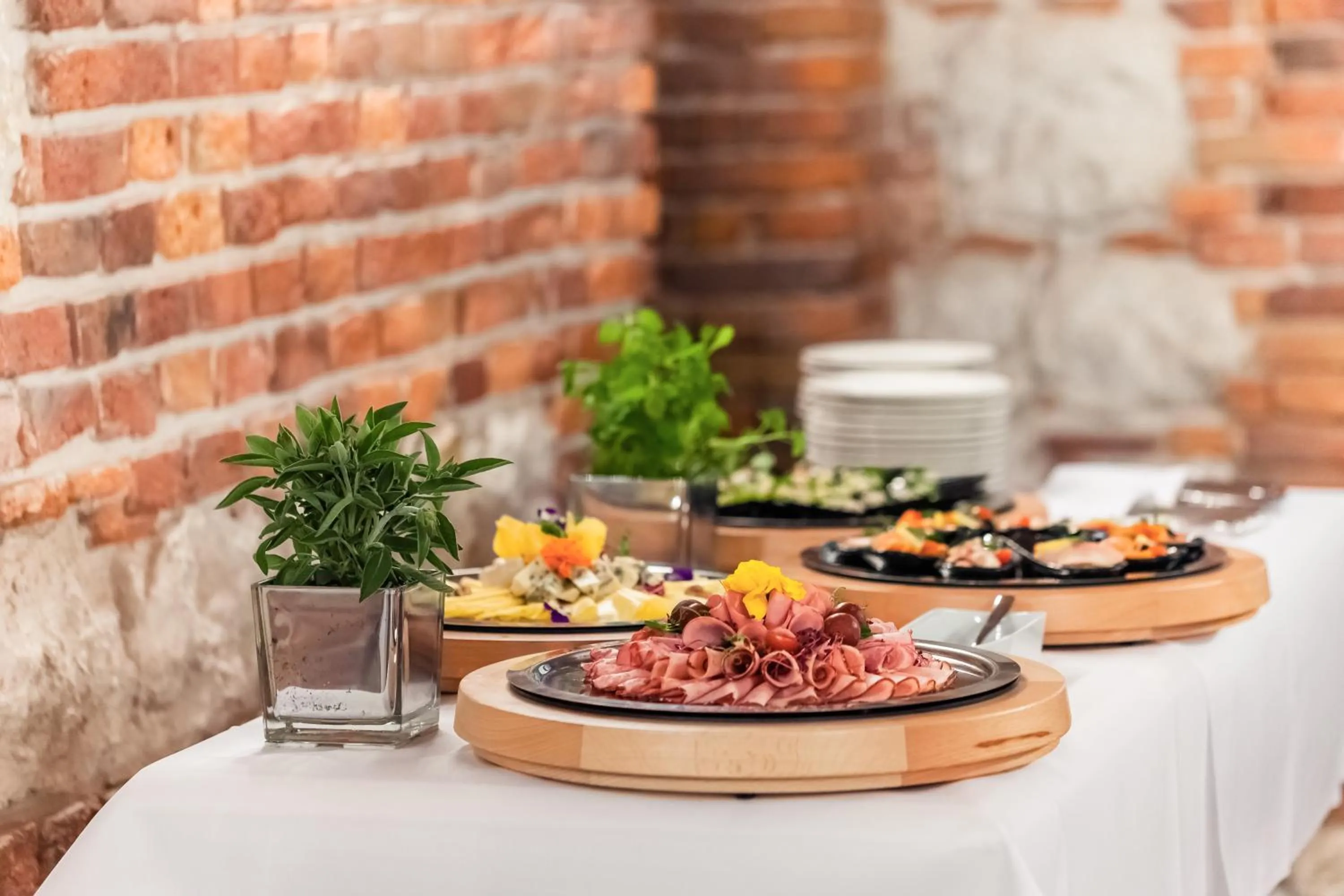 Buffet breakfast in Queen Boutique Hotel