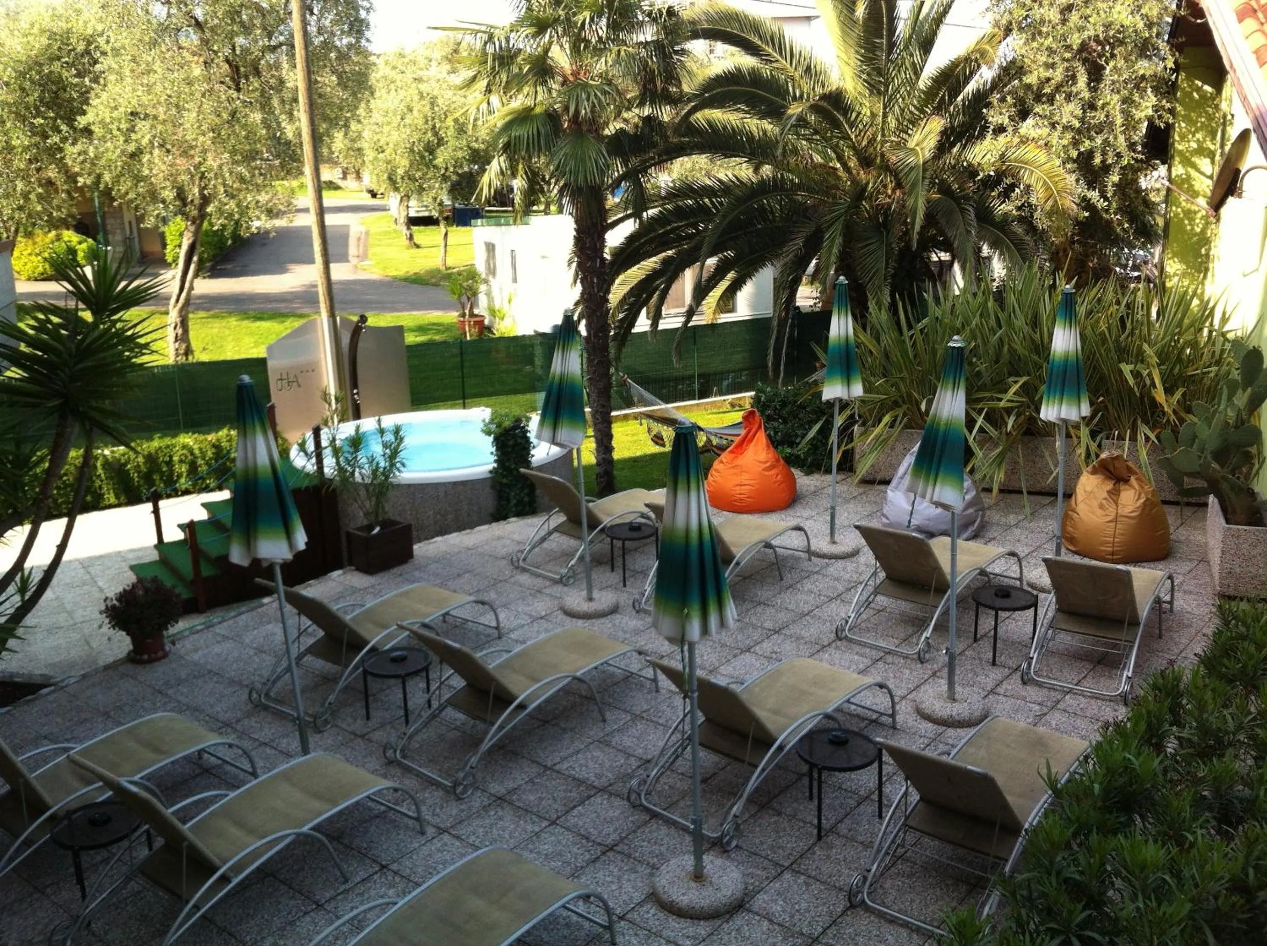 Garden in Hotel Anna