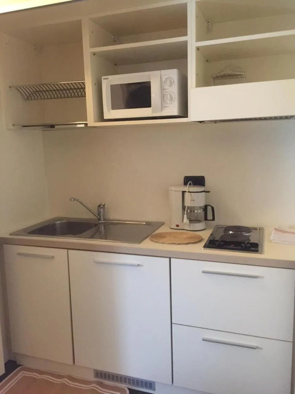 Kitchen or kitchenette in Hotel Anna