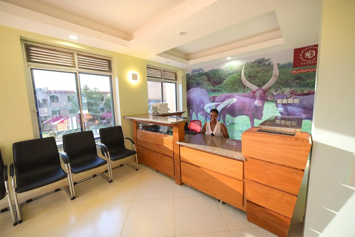 Lobby or reception in Nyumbani Hotel