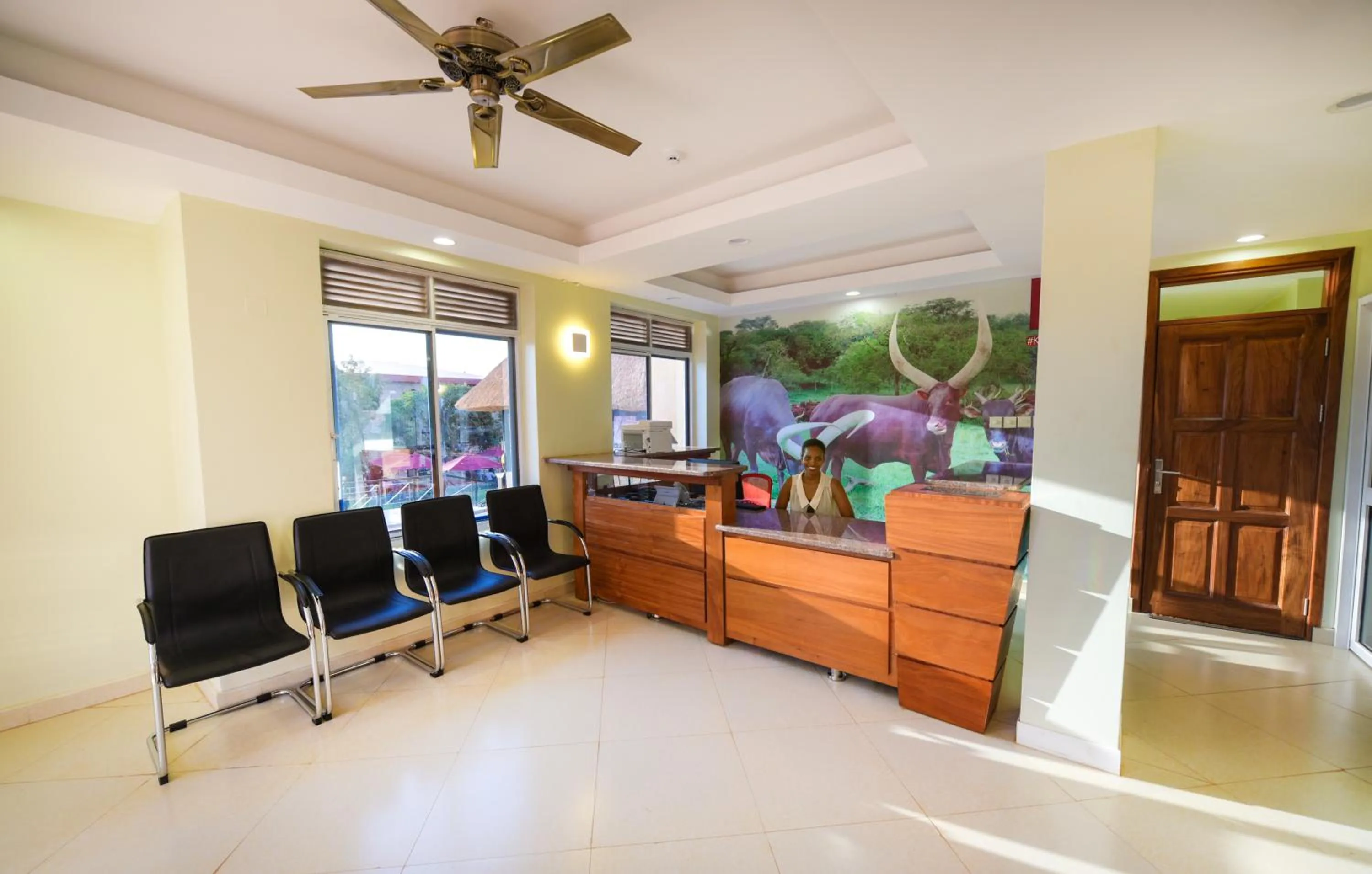 Staff in Nyumbani Hotel