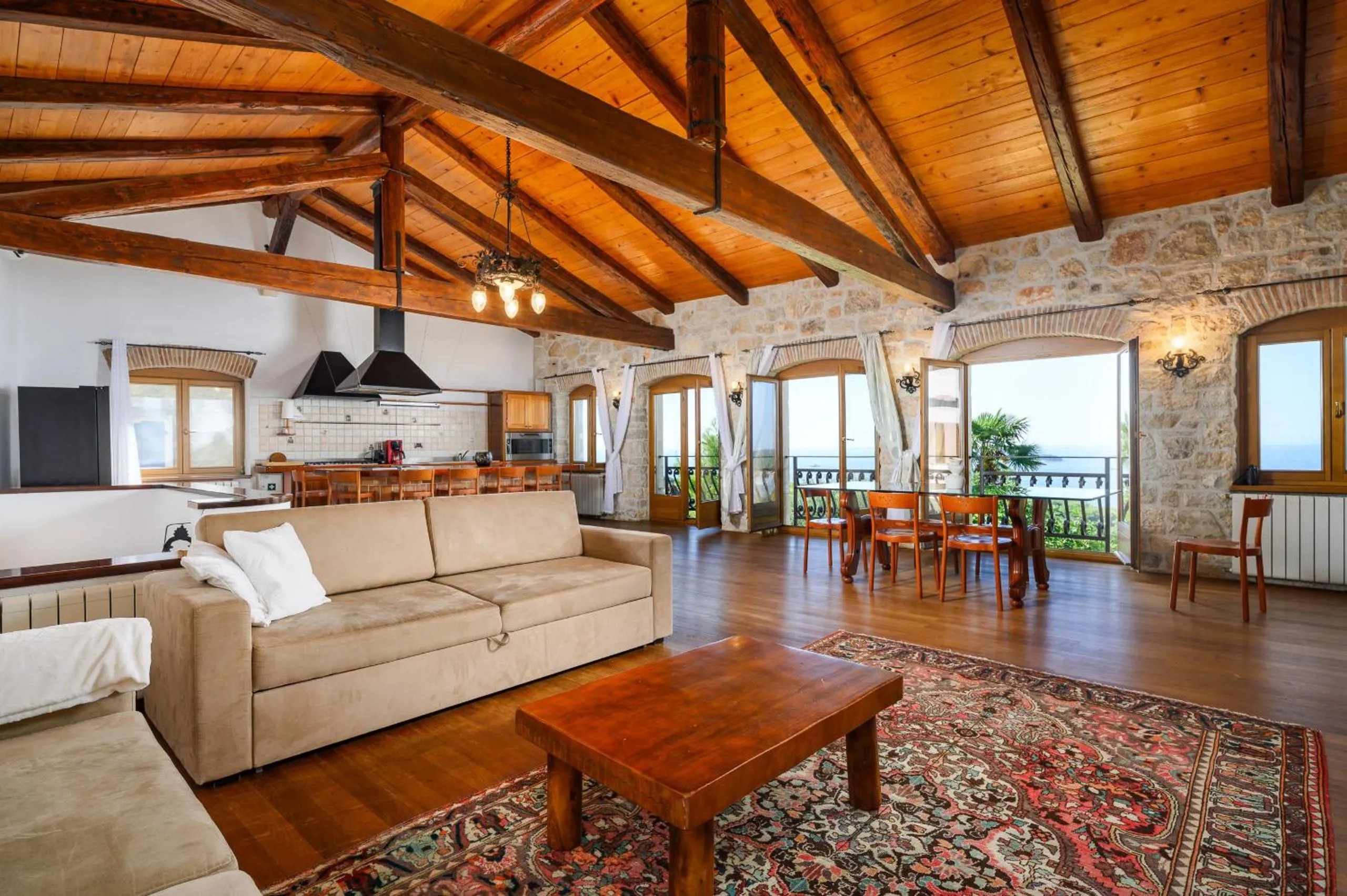 Villa Carla- Istrian Stone Villa with Sea View